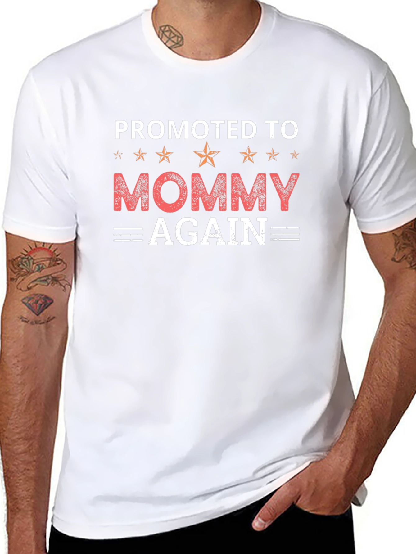 Promoted to Mommy Again Graphic Tee - Expecting Mothers