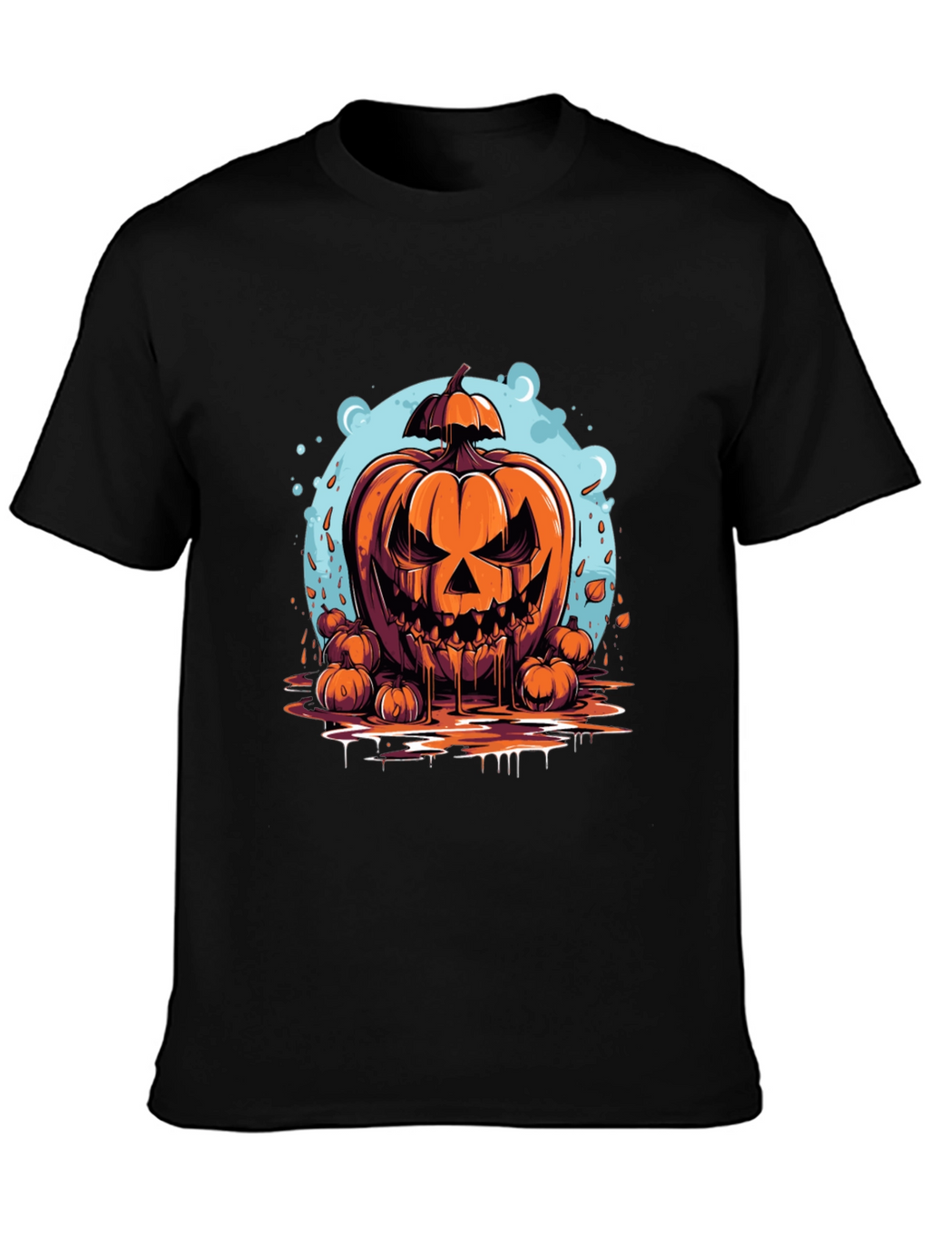 Spooky Pumpkin Graphic Tee - Halloween Edition