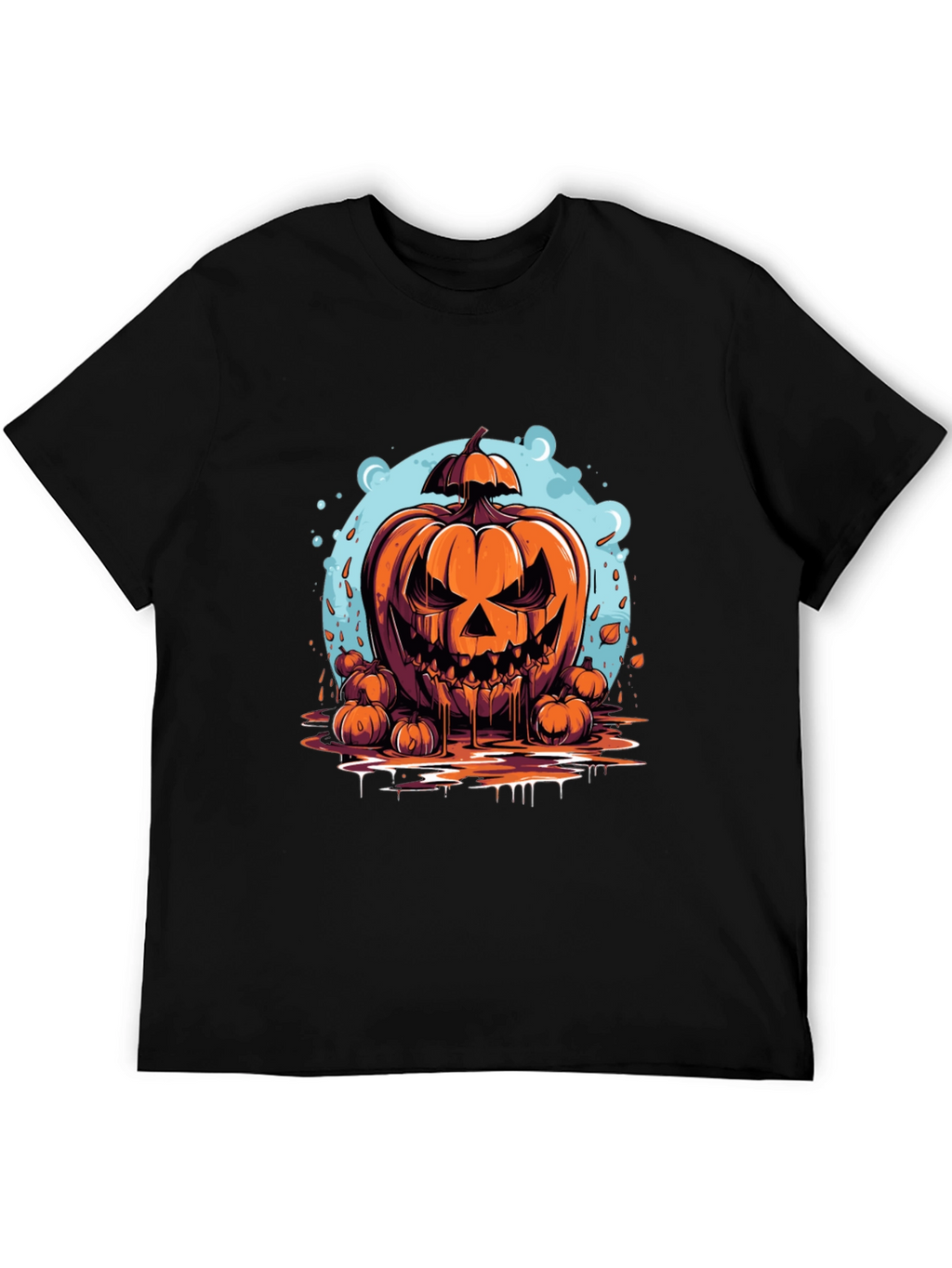 Spooky Pumpkin Graphic Tee - Halloween Edition