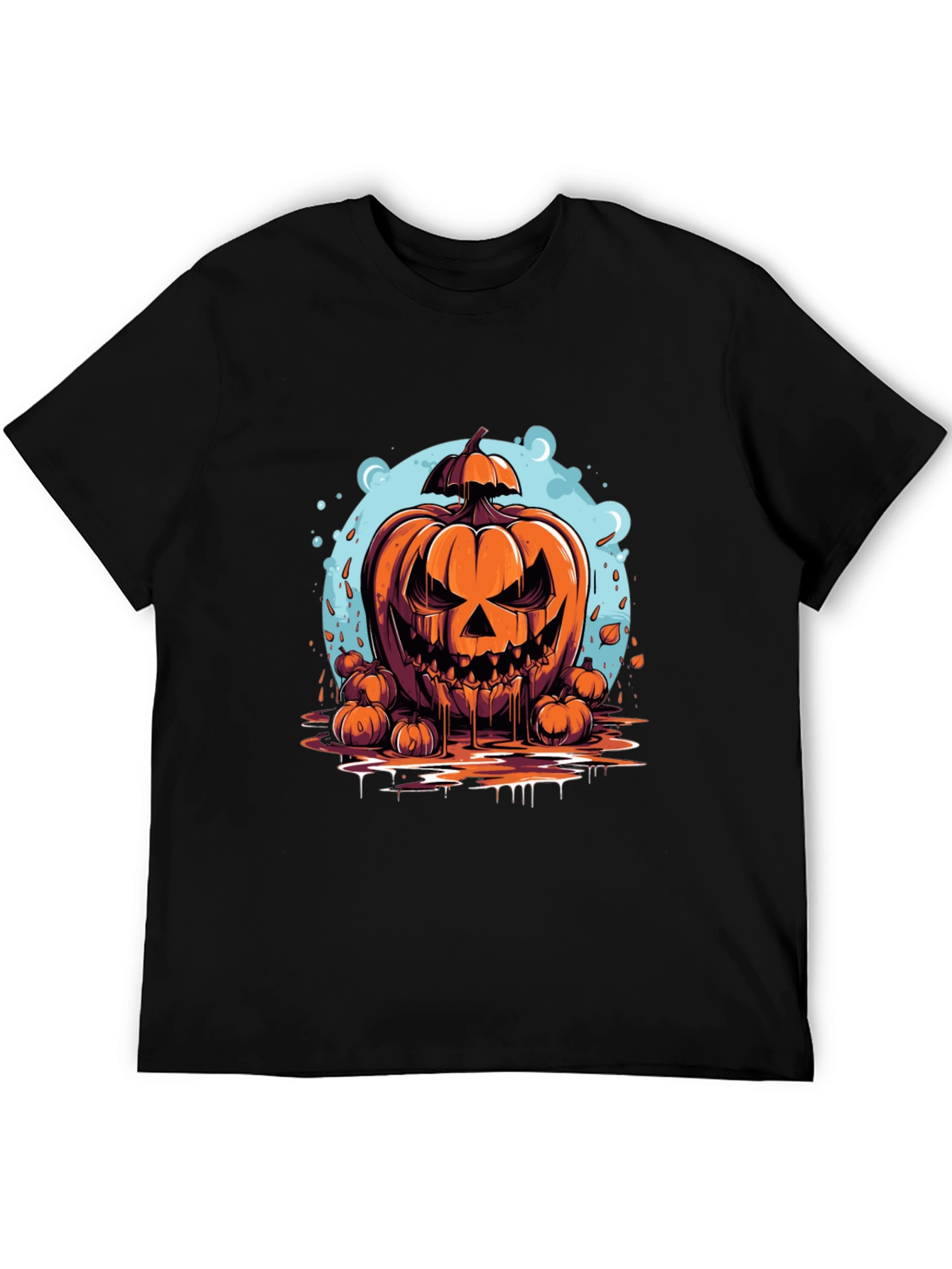 Spooky Pumpkin Graphic Tee - Halloween Edition