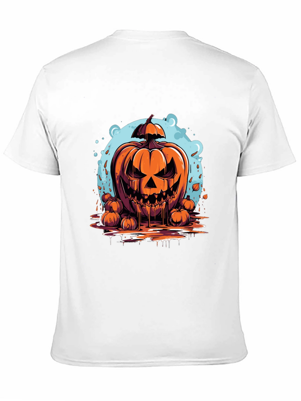 Spooky Pumpkin Graphic Tee - Halloween Edition