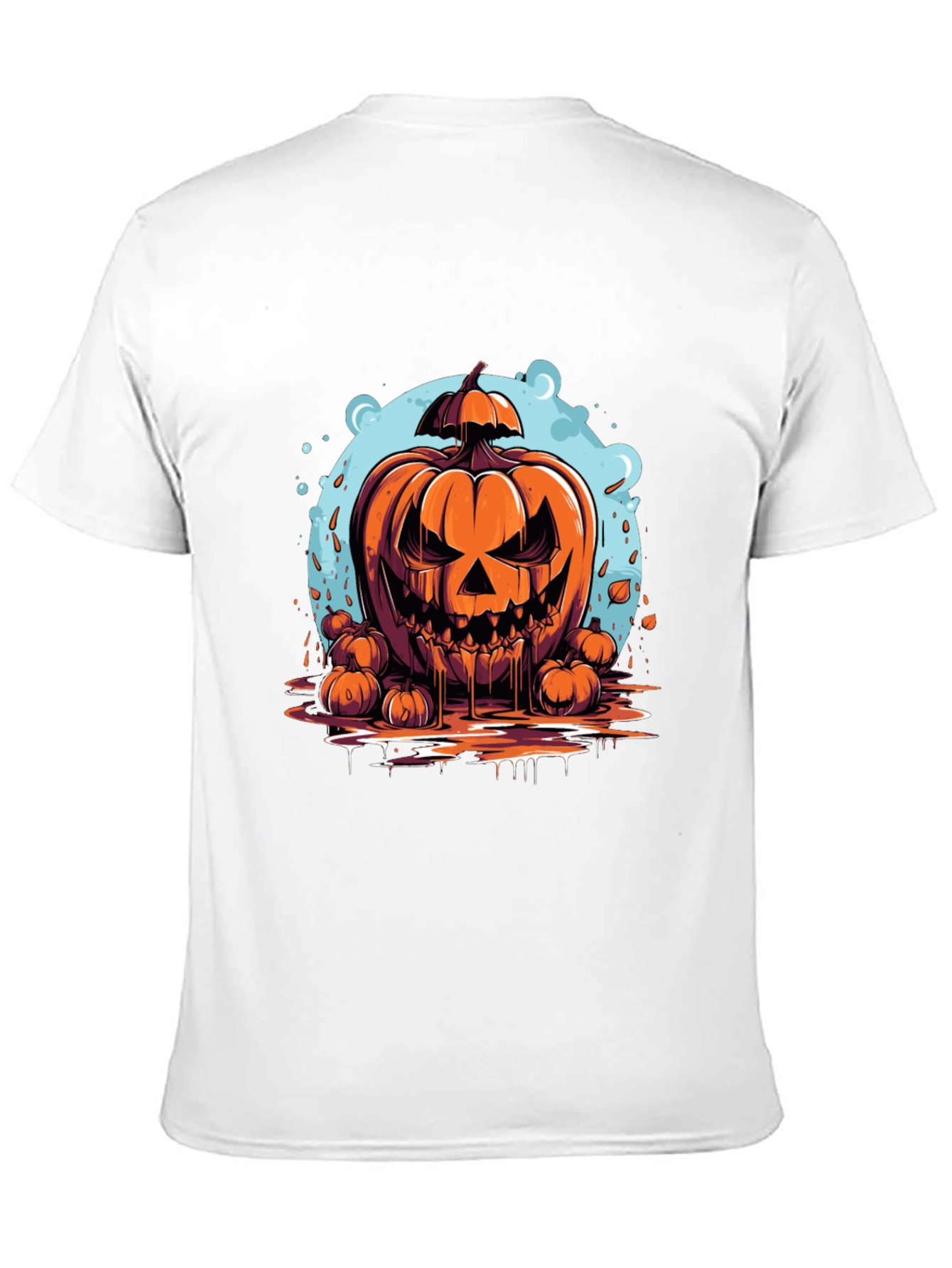 Spooky Pumpkin Graphic Tee - Halloween Edition