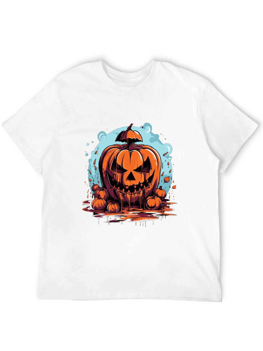Spooky Pumpkin Graphic Tee - Halloween Edition
