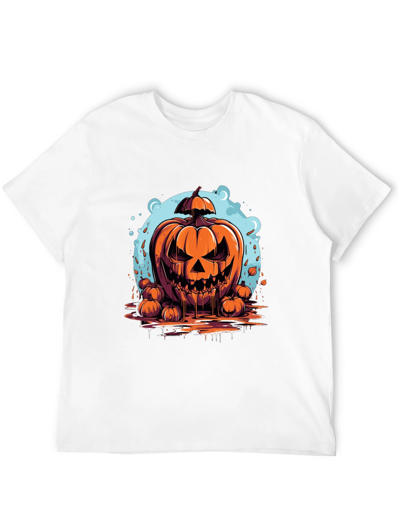 Spooky Pumpkin Graphic Tee - Halloween Edition