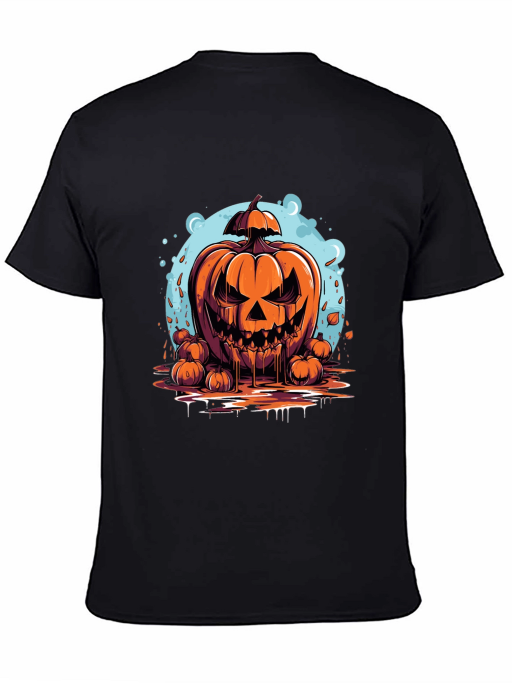 Spooky Pumpkin Graphic Tee - Halloween Edition