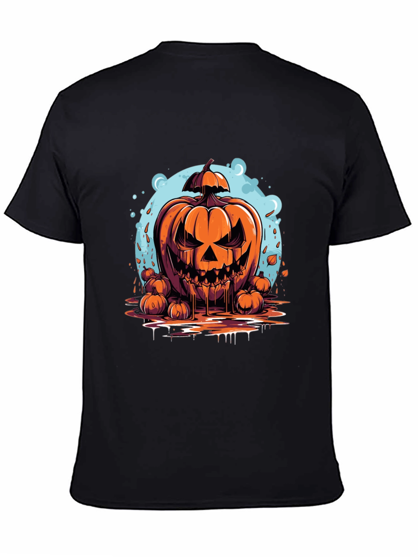 Spooky Pumpkin Graphic Tee - Halloween Edition