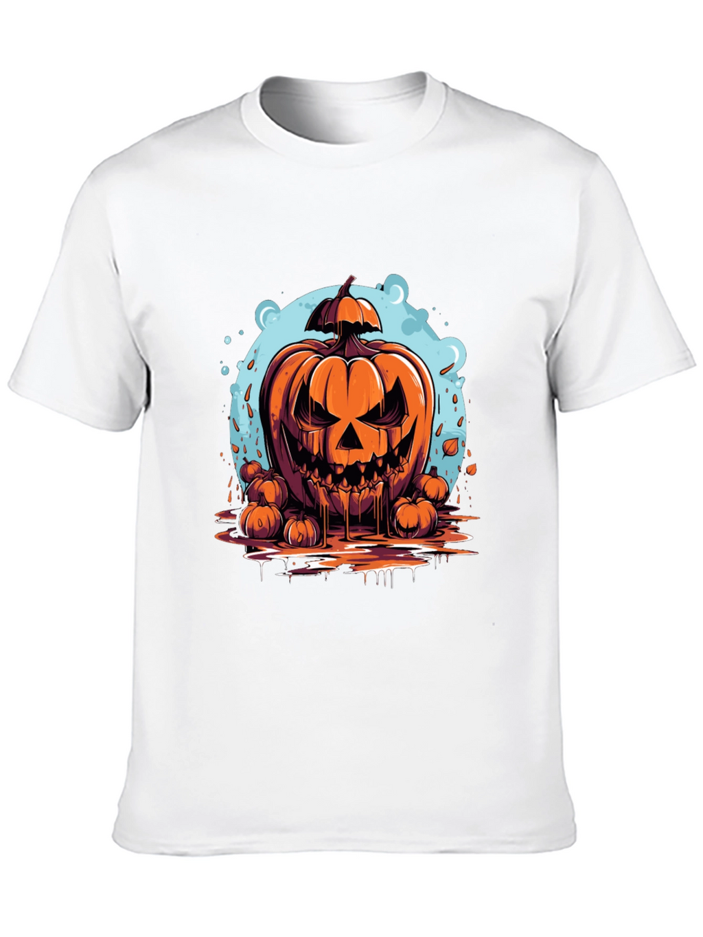 Spooky Pumpkin Graphic Tee - Halloween Edition