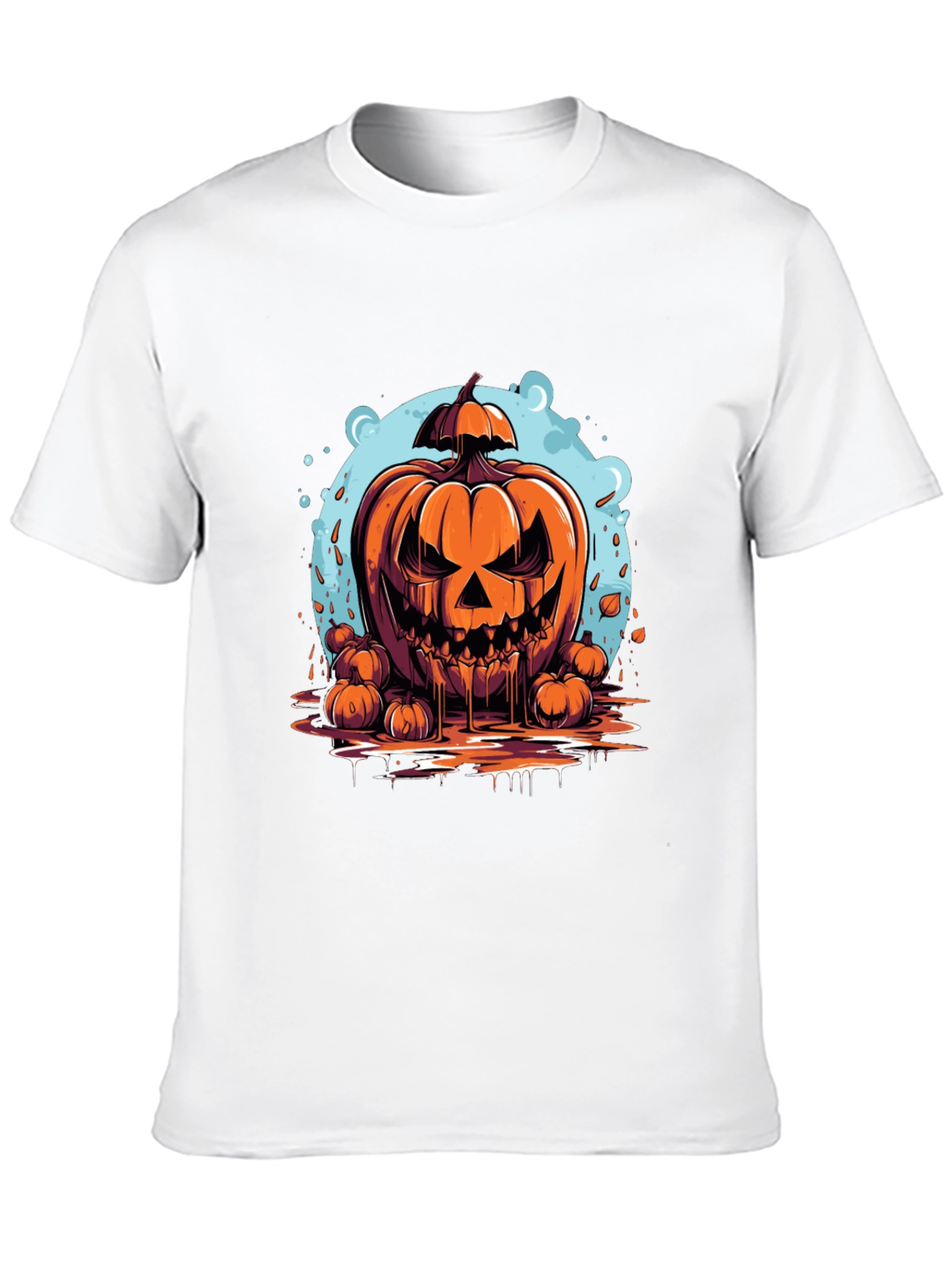 Spooky Pumpkin Graphic Tee - Halloween Edition