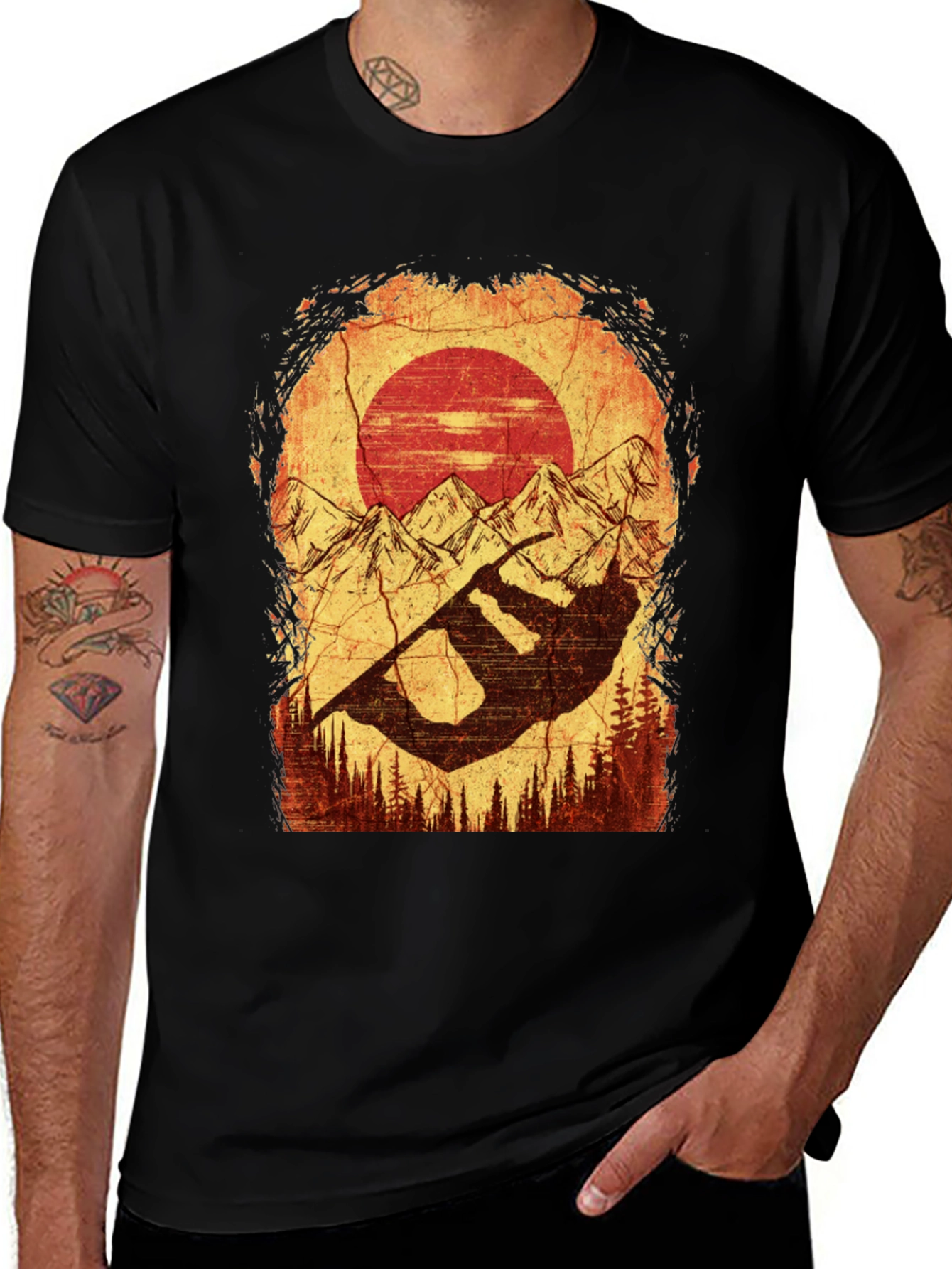 Mountain Sunset T-Shirt - Adventure Ready