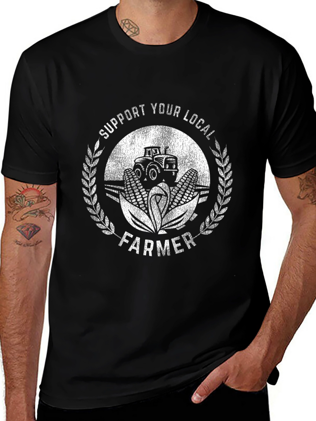 Support Your Local Farmer Graphic Tee