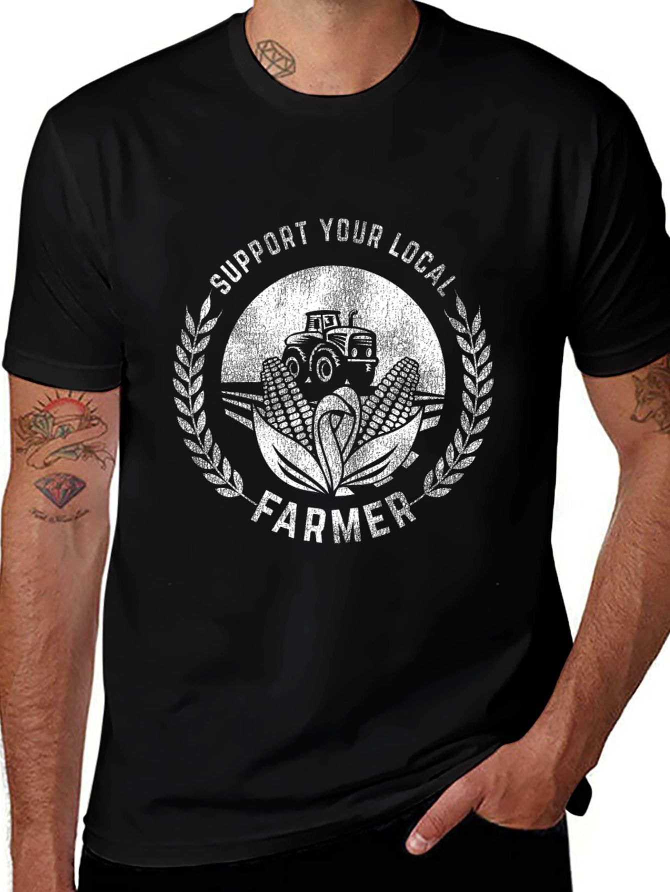 Support Your Local Farmer Graphic Tee