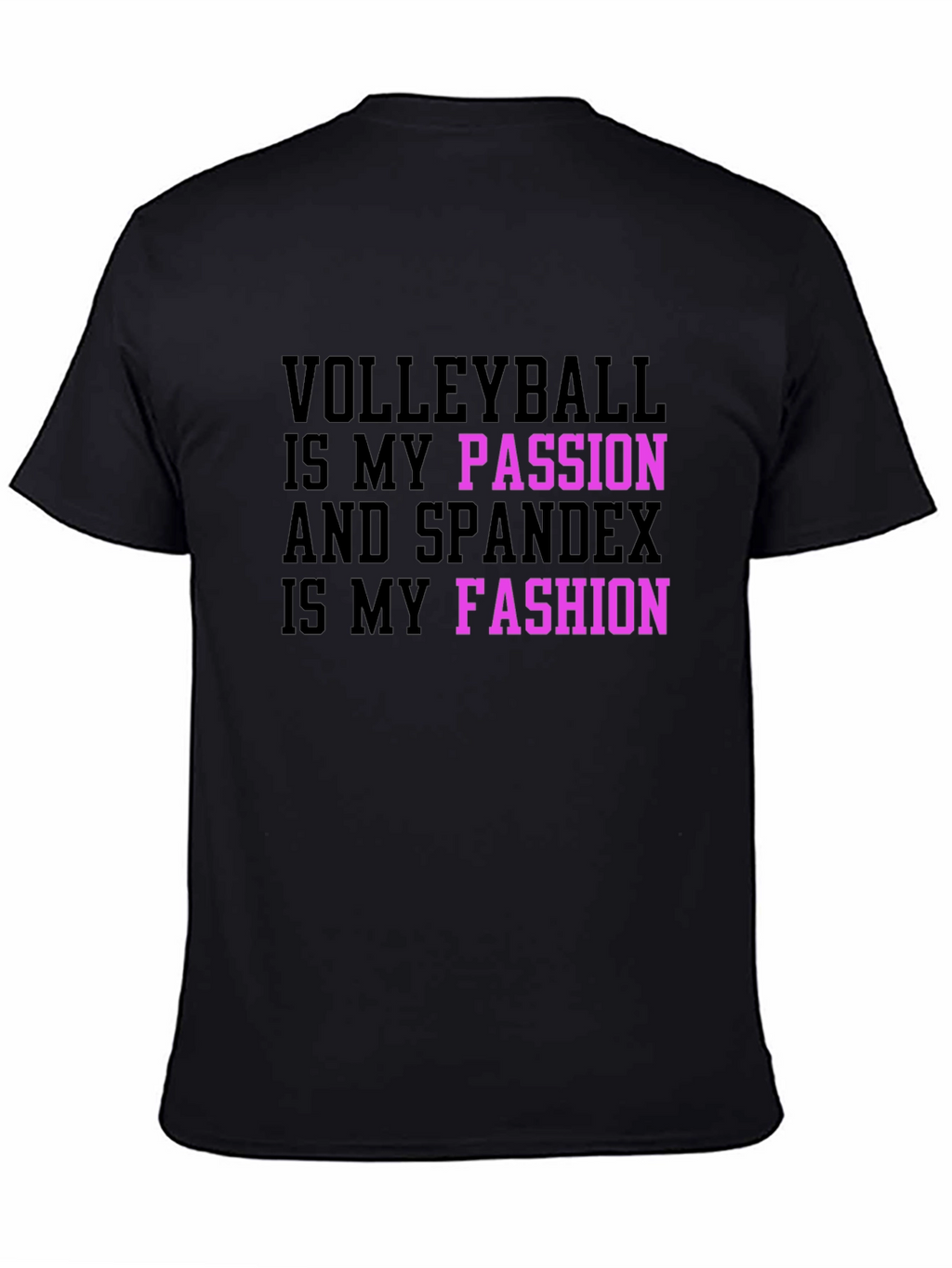 Volleyball Passion Spandex Fashion T-Shirt