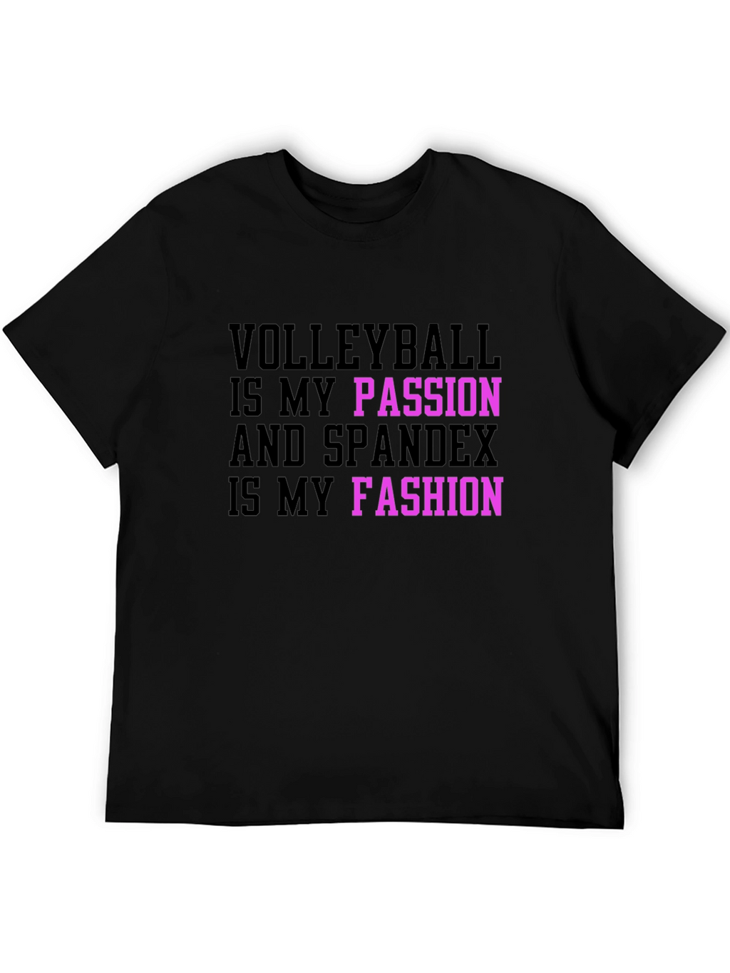Volleyball Passion Spandex Fashion T-Shirt