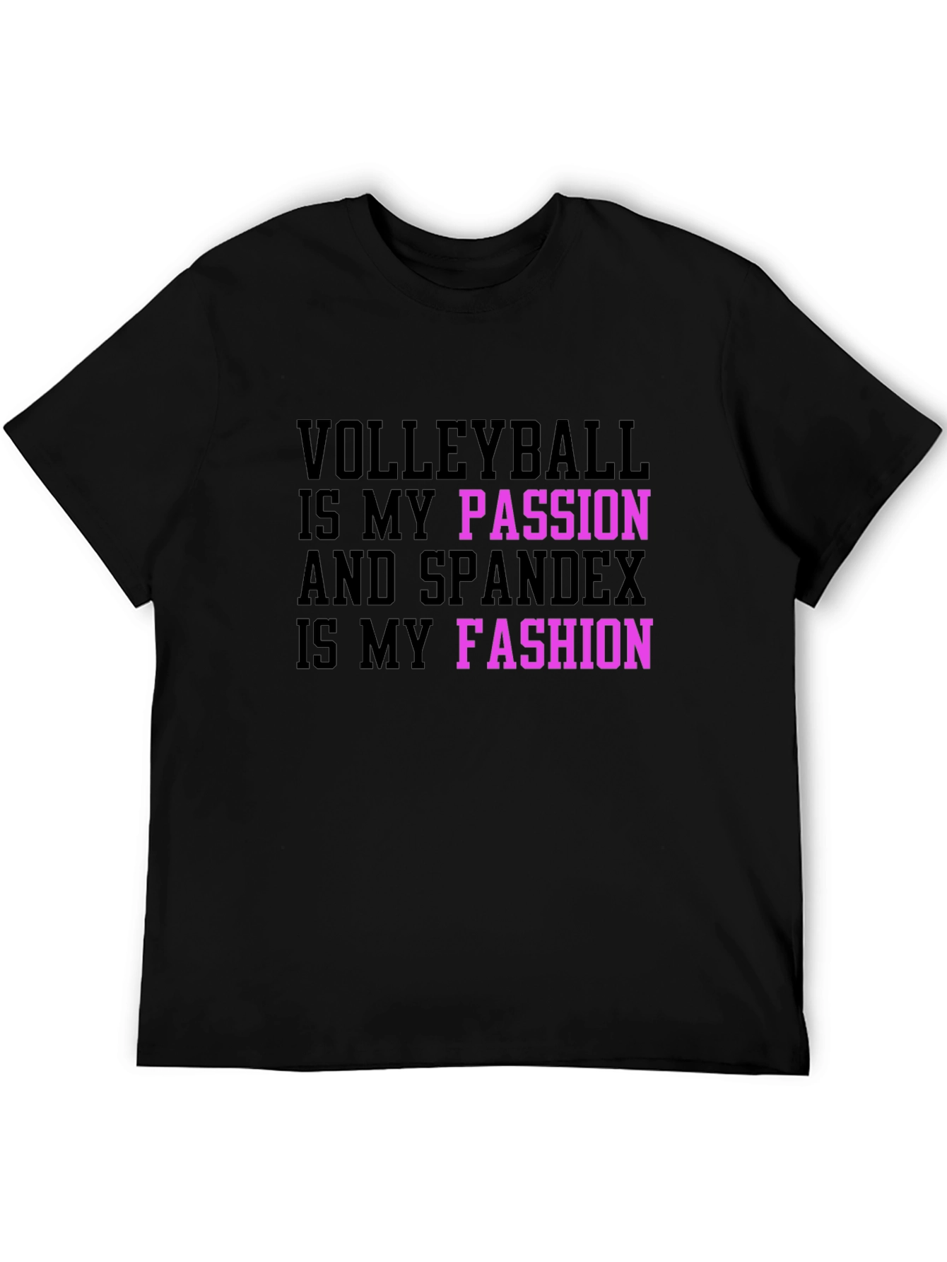 Volleyball Passion Spandex Fashion T-Shirt