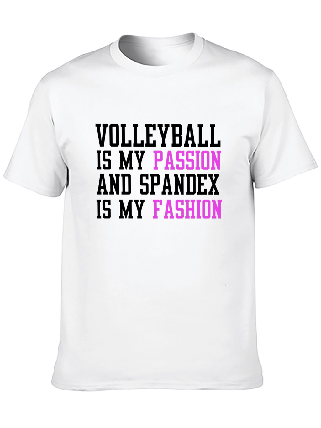 Volleyball Passion Spandex Fashion T-Shirt