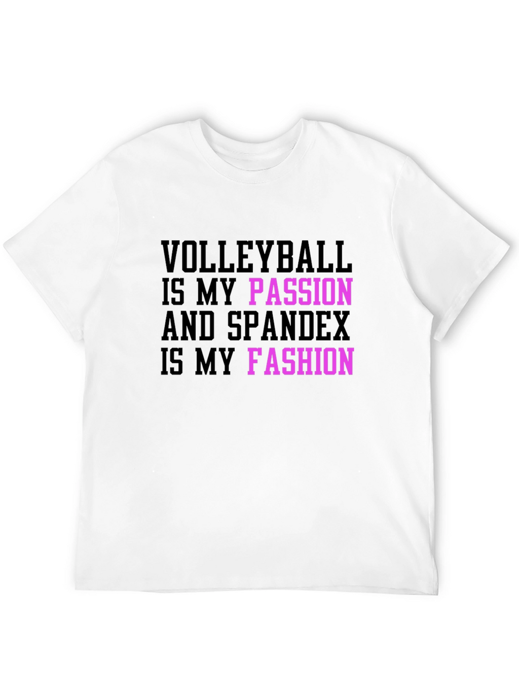 Volleyball Passion Spandex Fashion T-Shirt