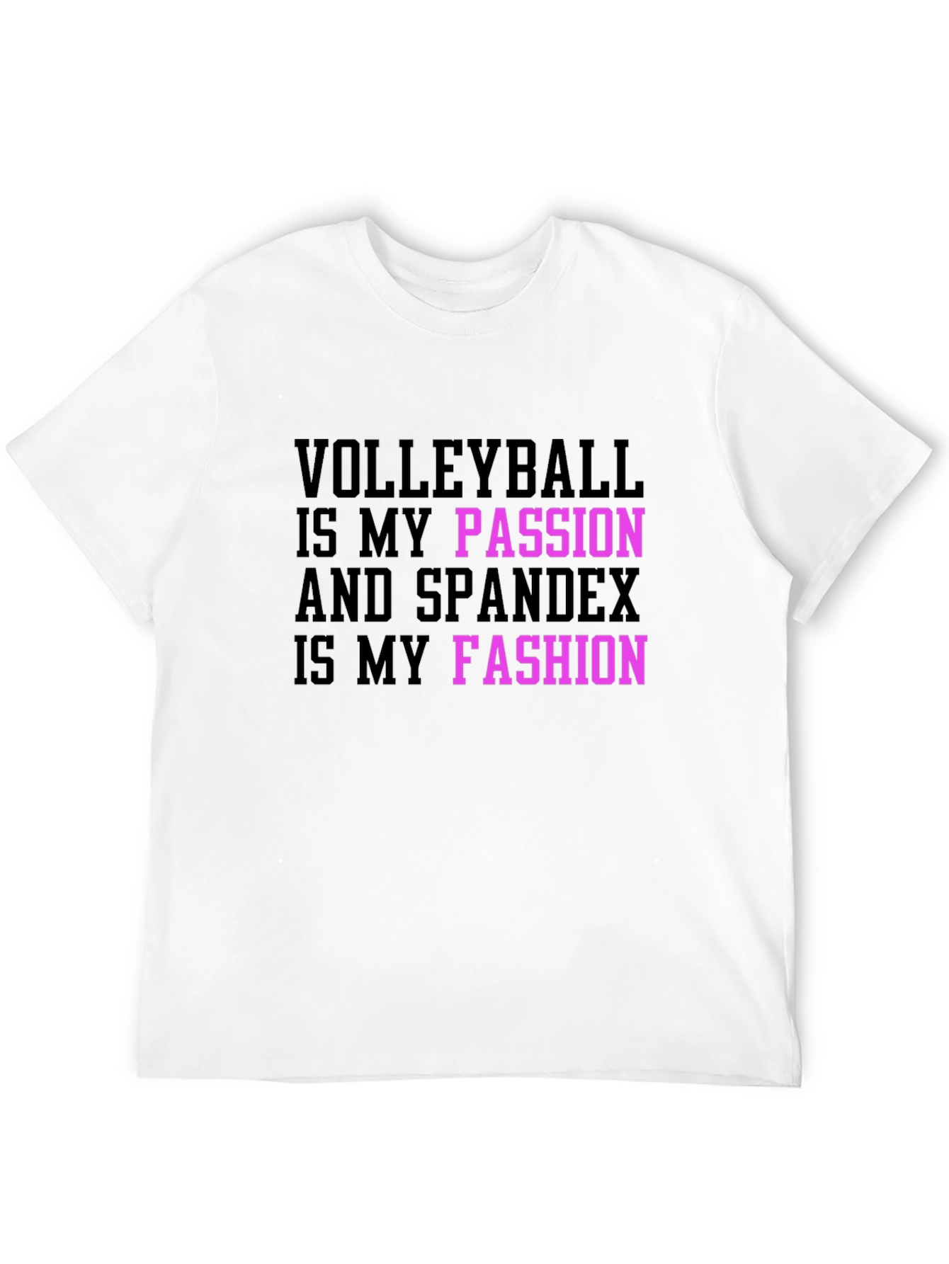 Volleyball Passion Spandex Fashion T-Shirt
