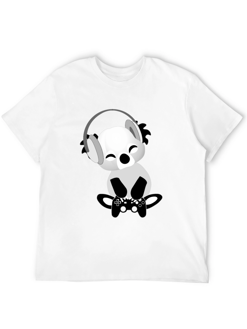 Gamer Koala T-Shirt - Playful Design Comfortable Fit