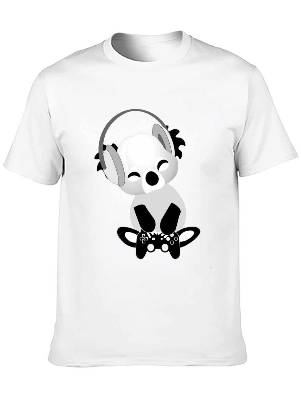 Gamer Koala T-Shirt - Playful Design Comfortable Fit