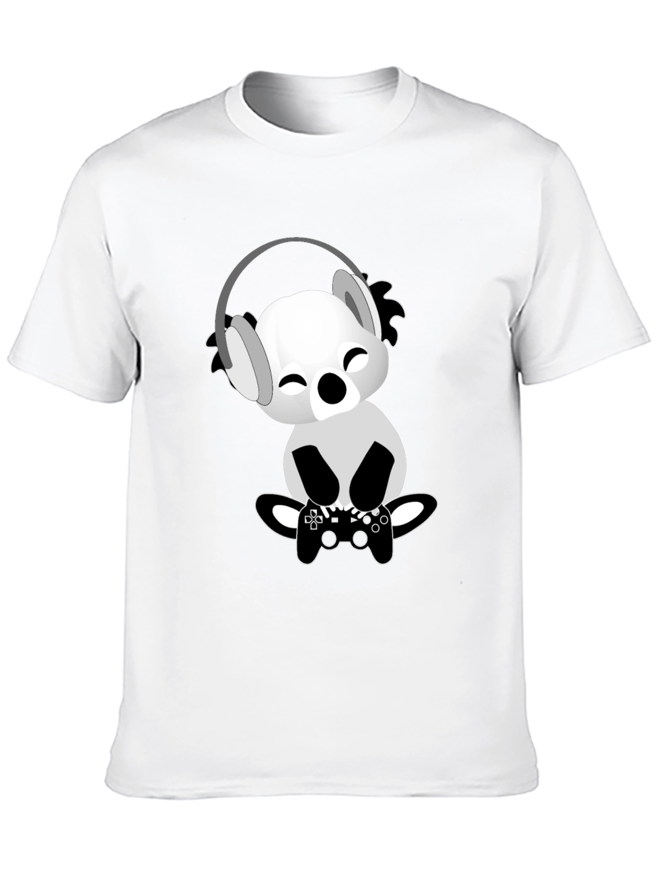 Gamer Koala T-Shirt - Playful Design Comfortable Fit