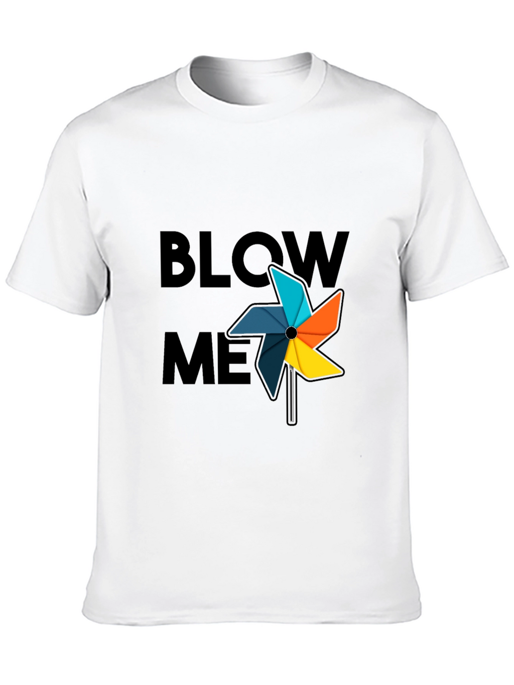 Blow Me Pinwheel Graphic T-Shirt