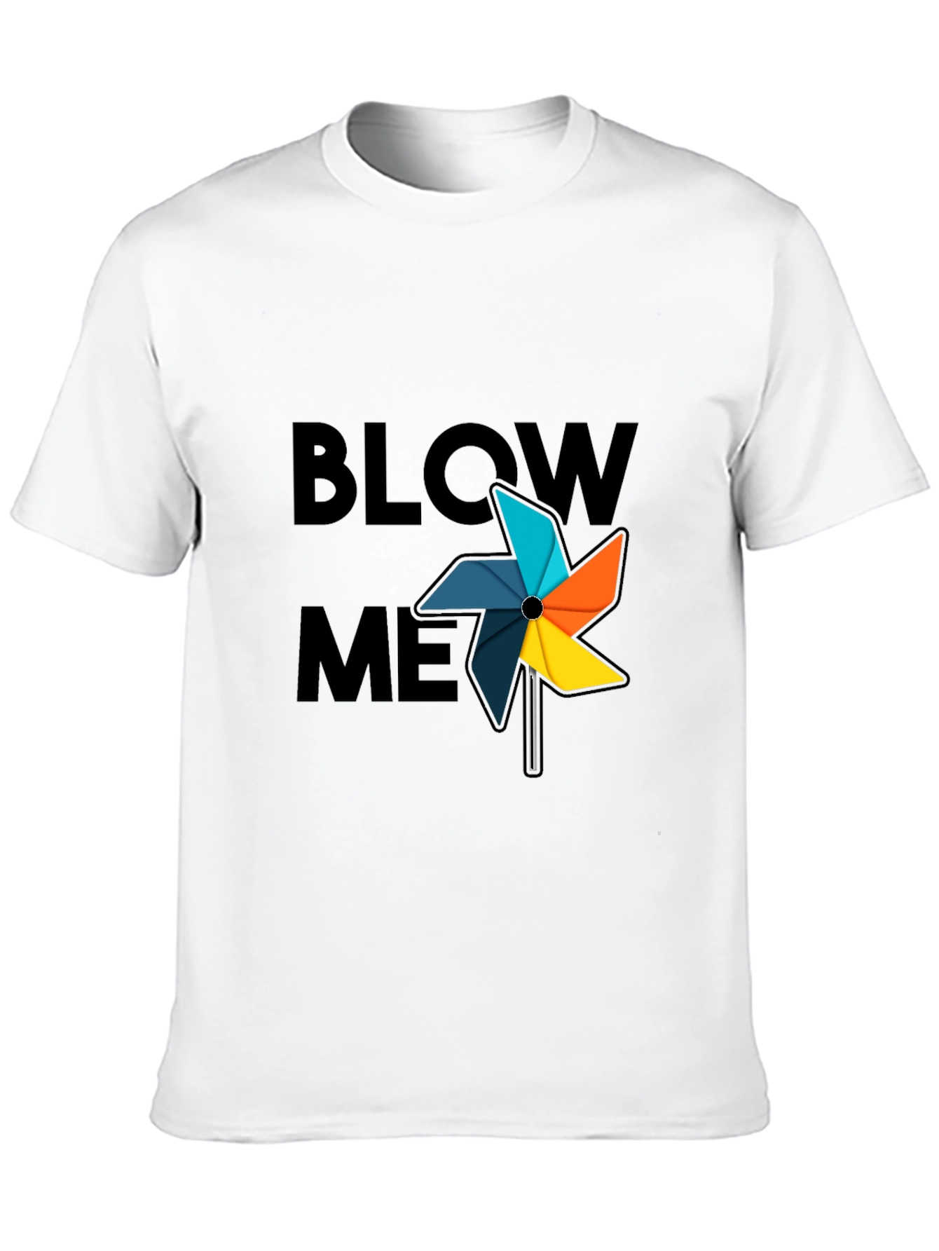 Blow Me Pinwheel Graphic T-Shirt