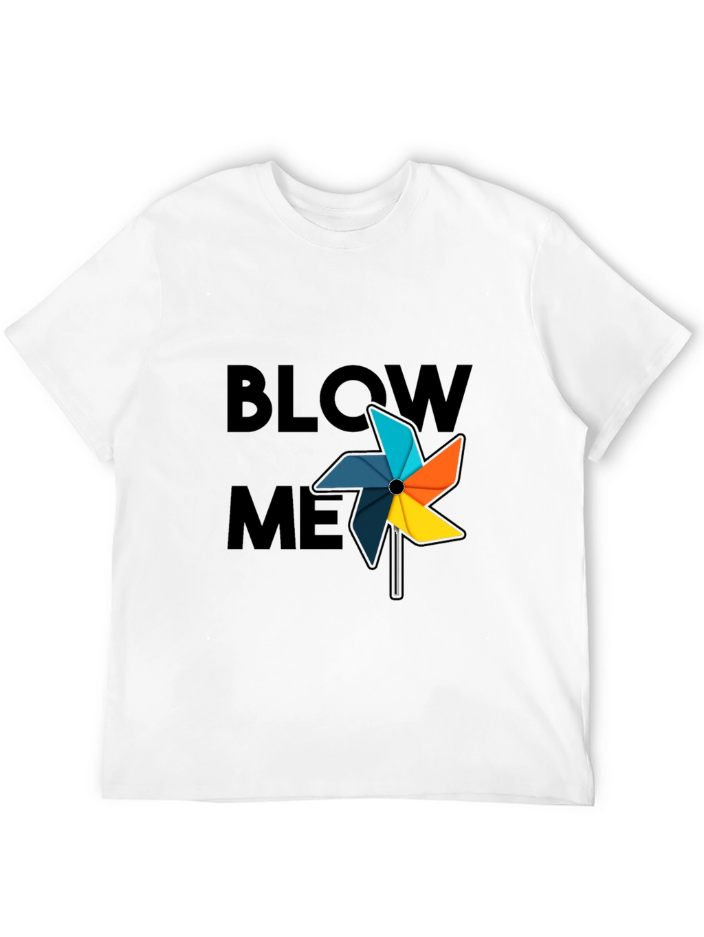 Blow Me Pinwheel Graphic T-Shirt