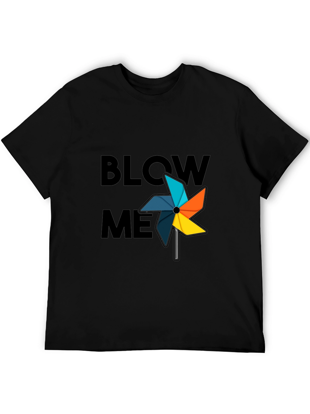 Blow Me Pinwheel Graphic T-Shirt