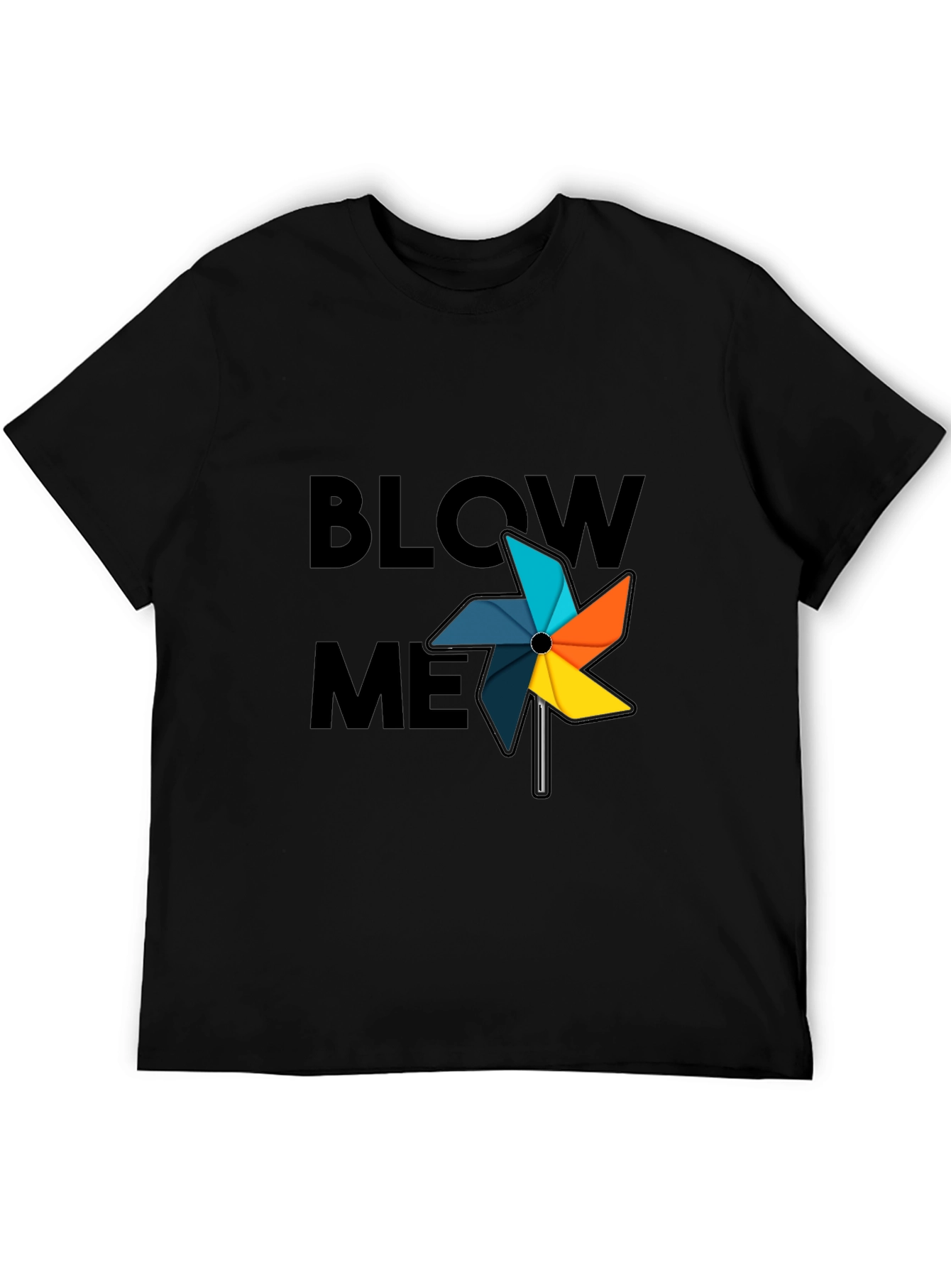 Blow Me Pinwheel Graphic T-Shirt