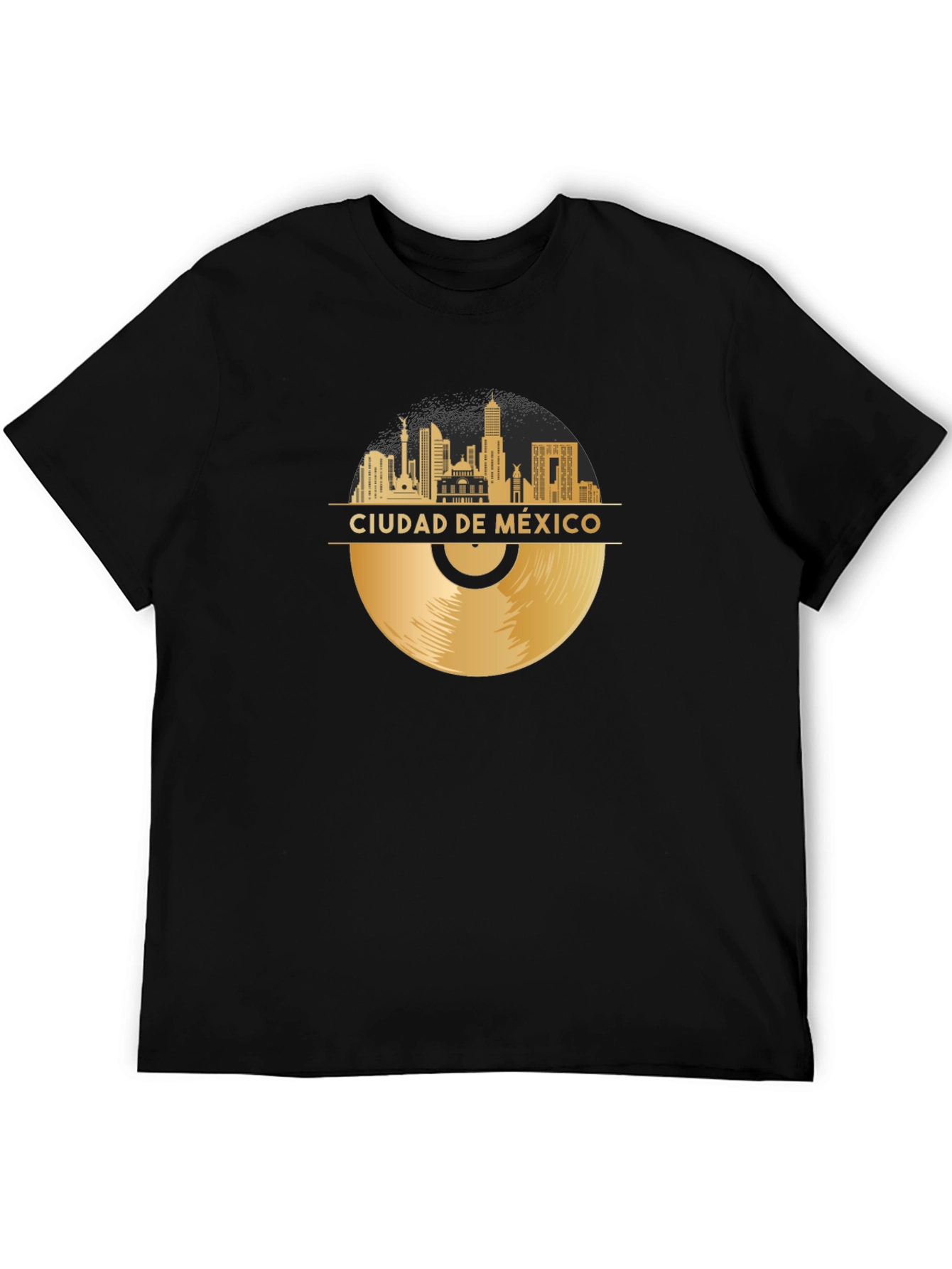 Ciudad de México Vinyl Record Graphic Tee