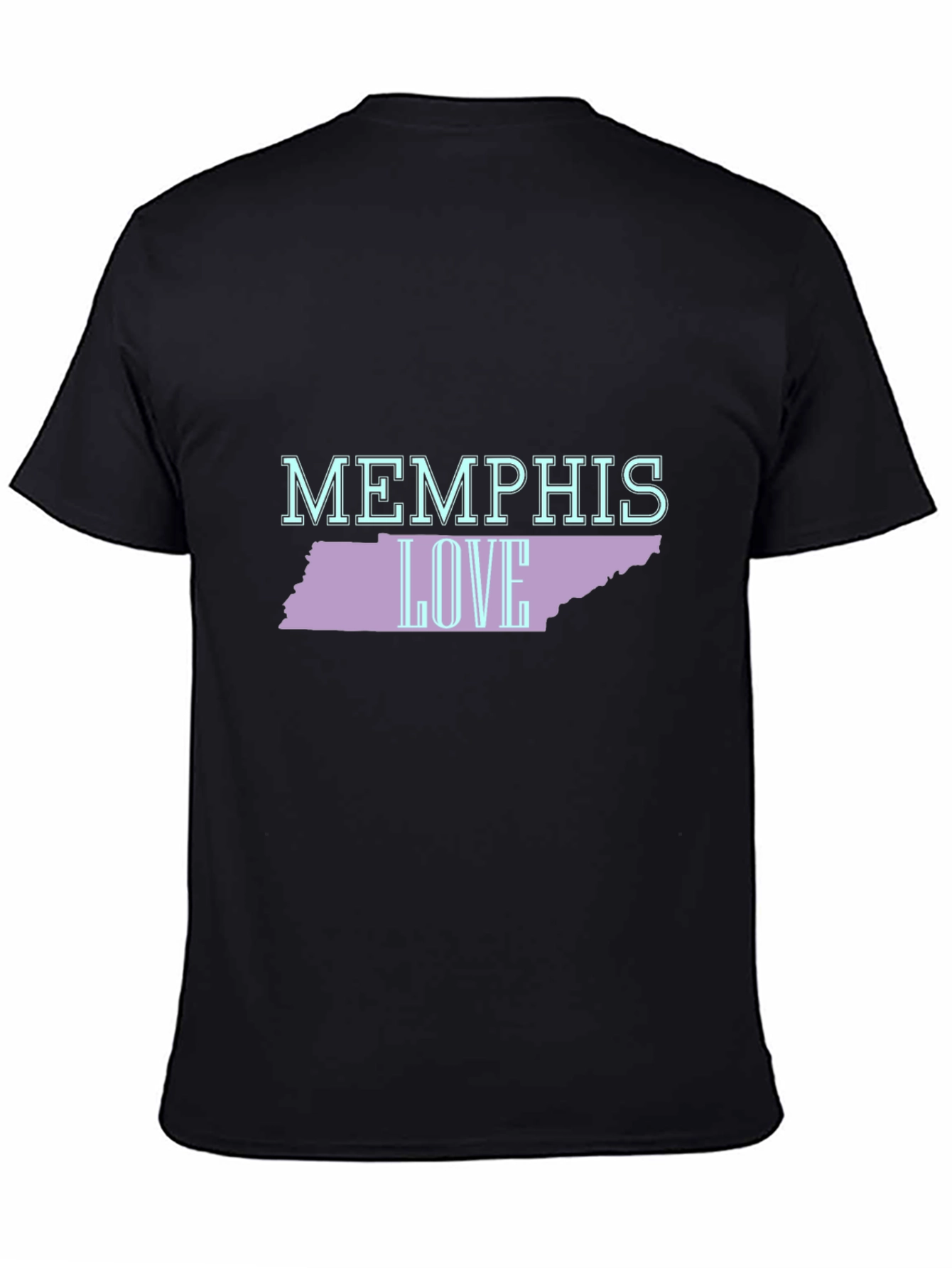 Memphis Love Tennessee Graphic Tee - Black