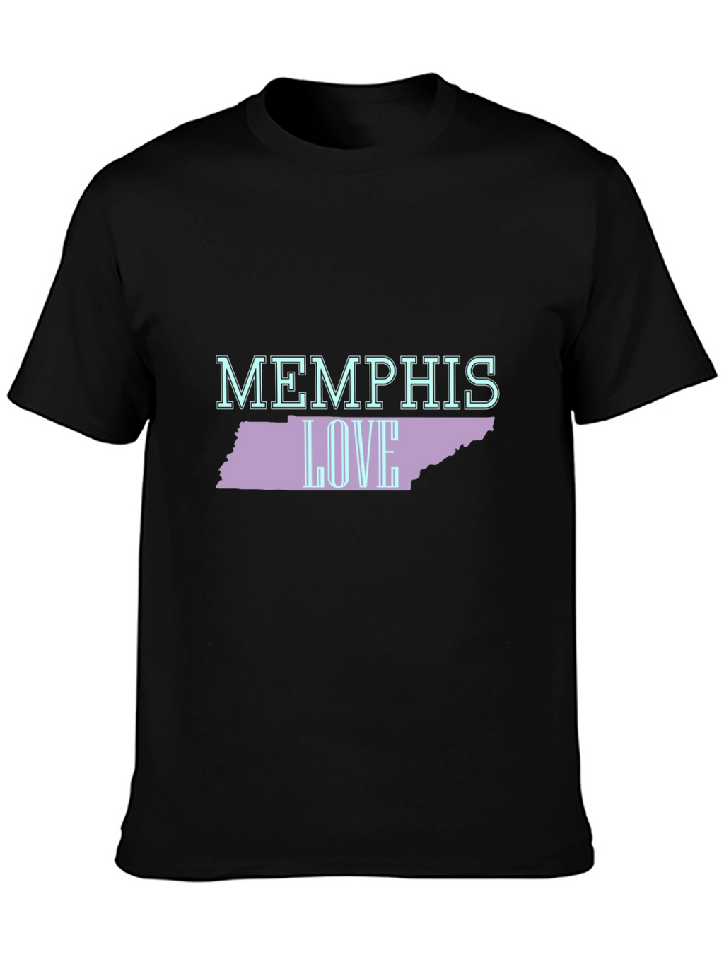 Memphis Love Tennessee Graphic Tee - Black
