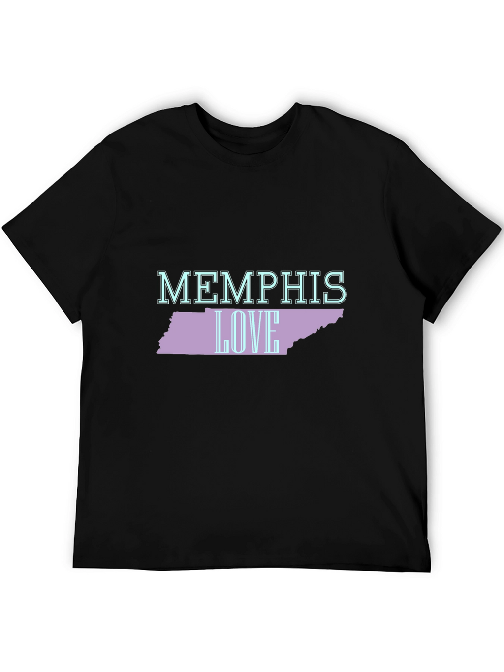 Memphis Love Tennessee Graphic Tee - Black