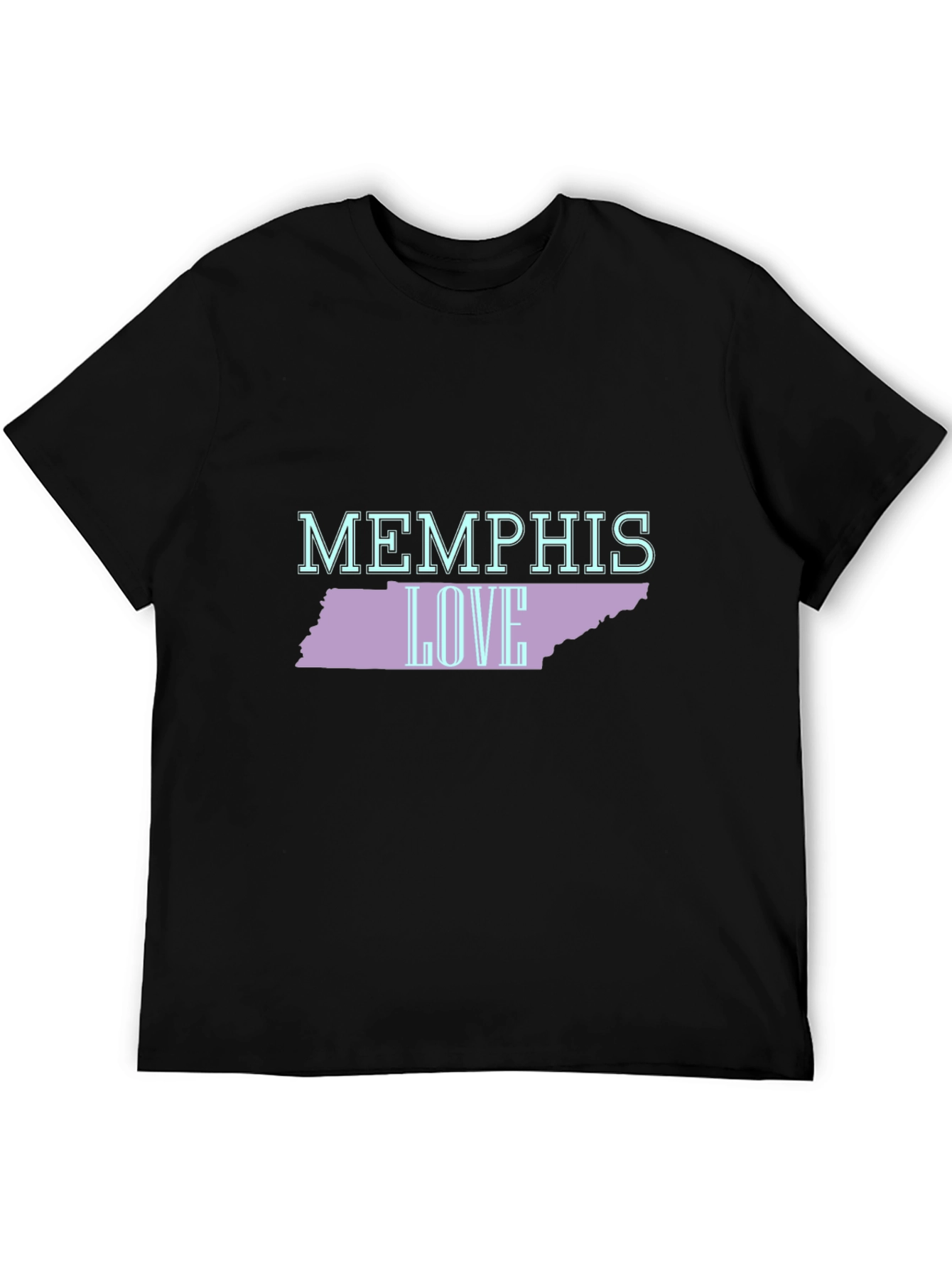 Memphis Love Tennessee Graphic Tee - Black