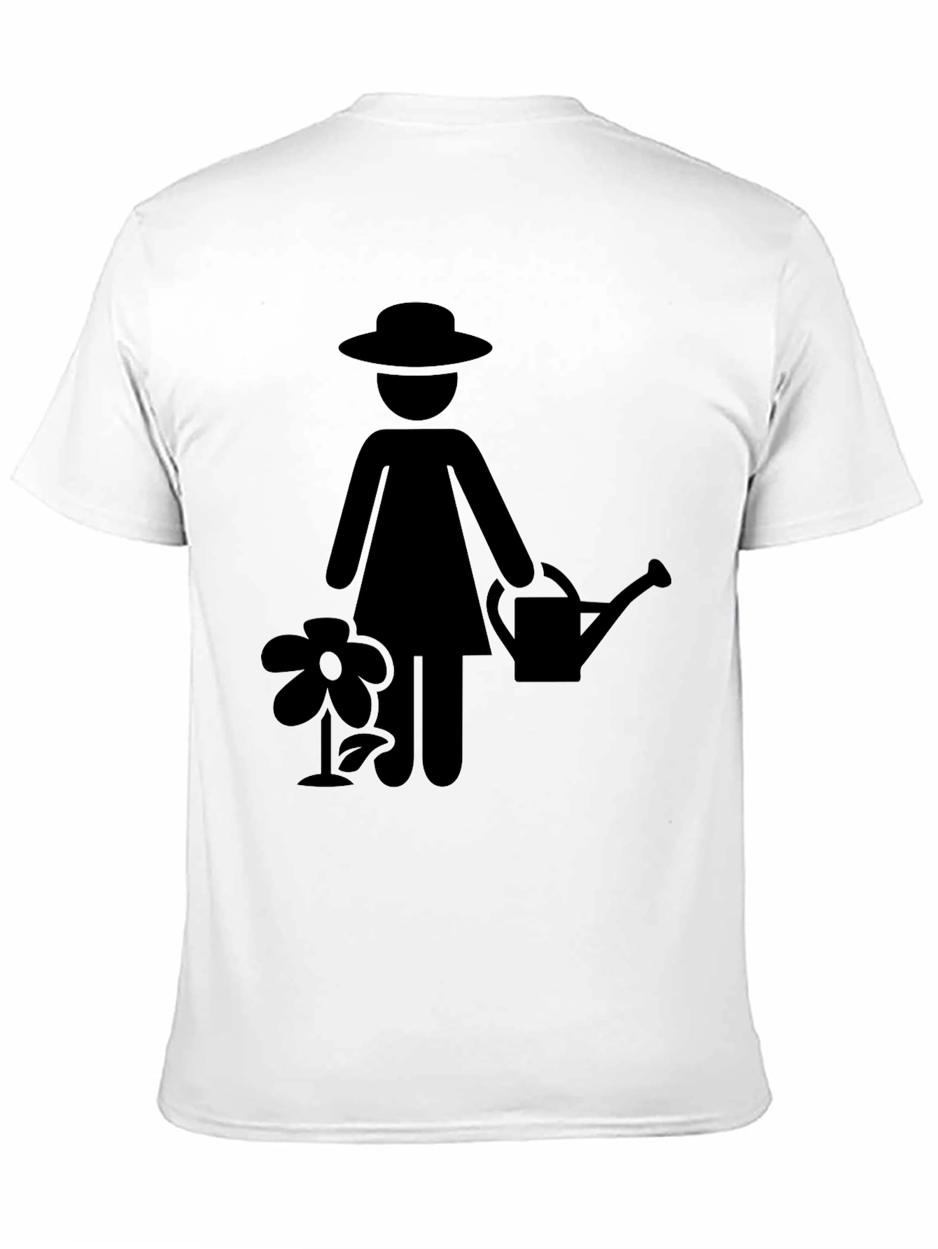 Gardener Woman Graphic Black T-Shirt