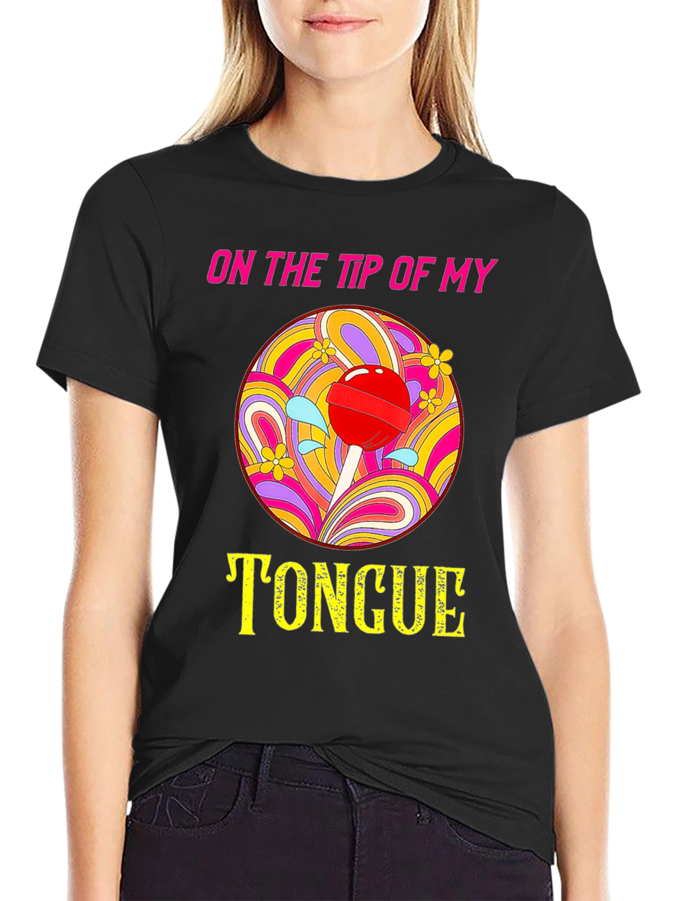 On The Tip of My Tongue Graphic T-Shirt