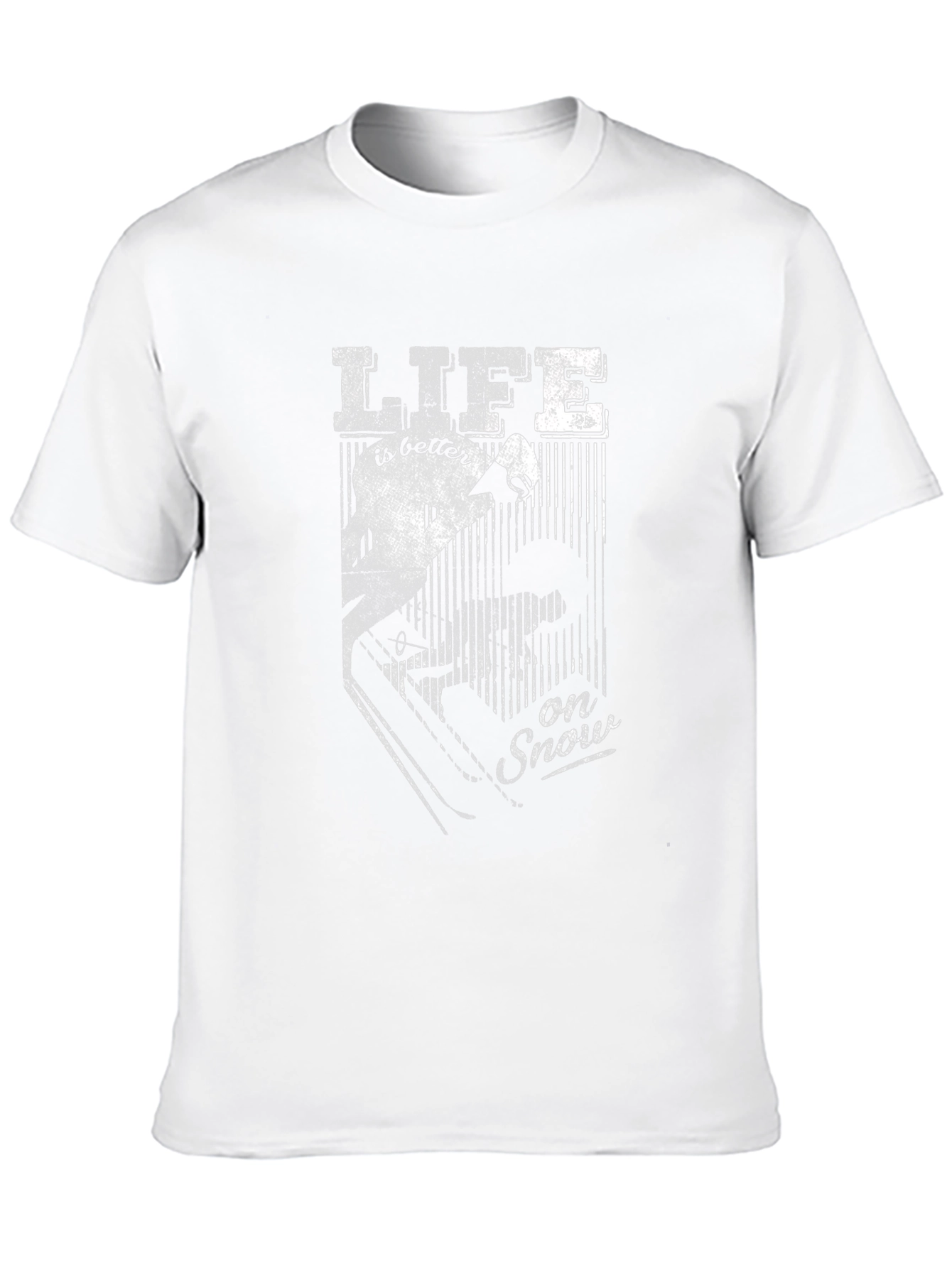 Life is Better on Snow - Graphic T-Shirt