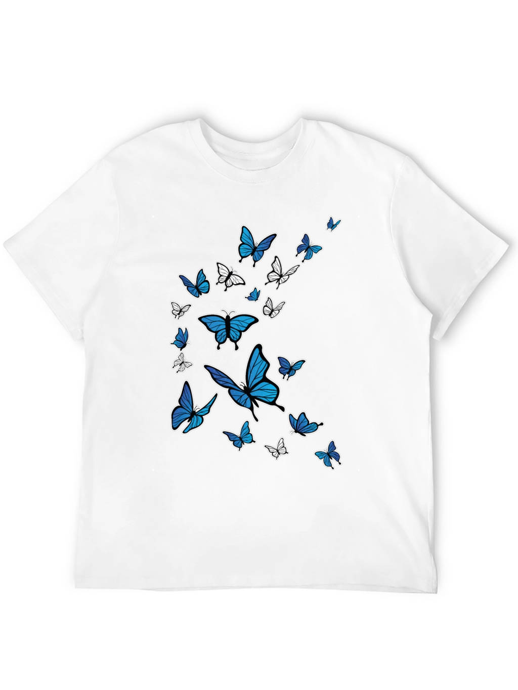 Butterfly Graphic Black T-Shirt