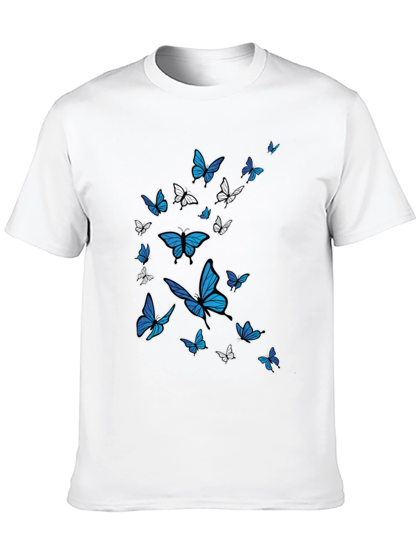 Butterfly Graphic Black T-Shirt