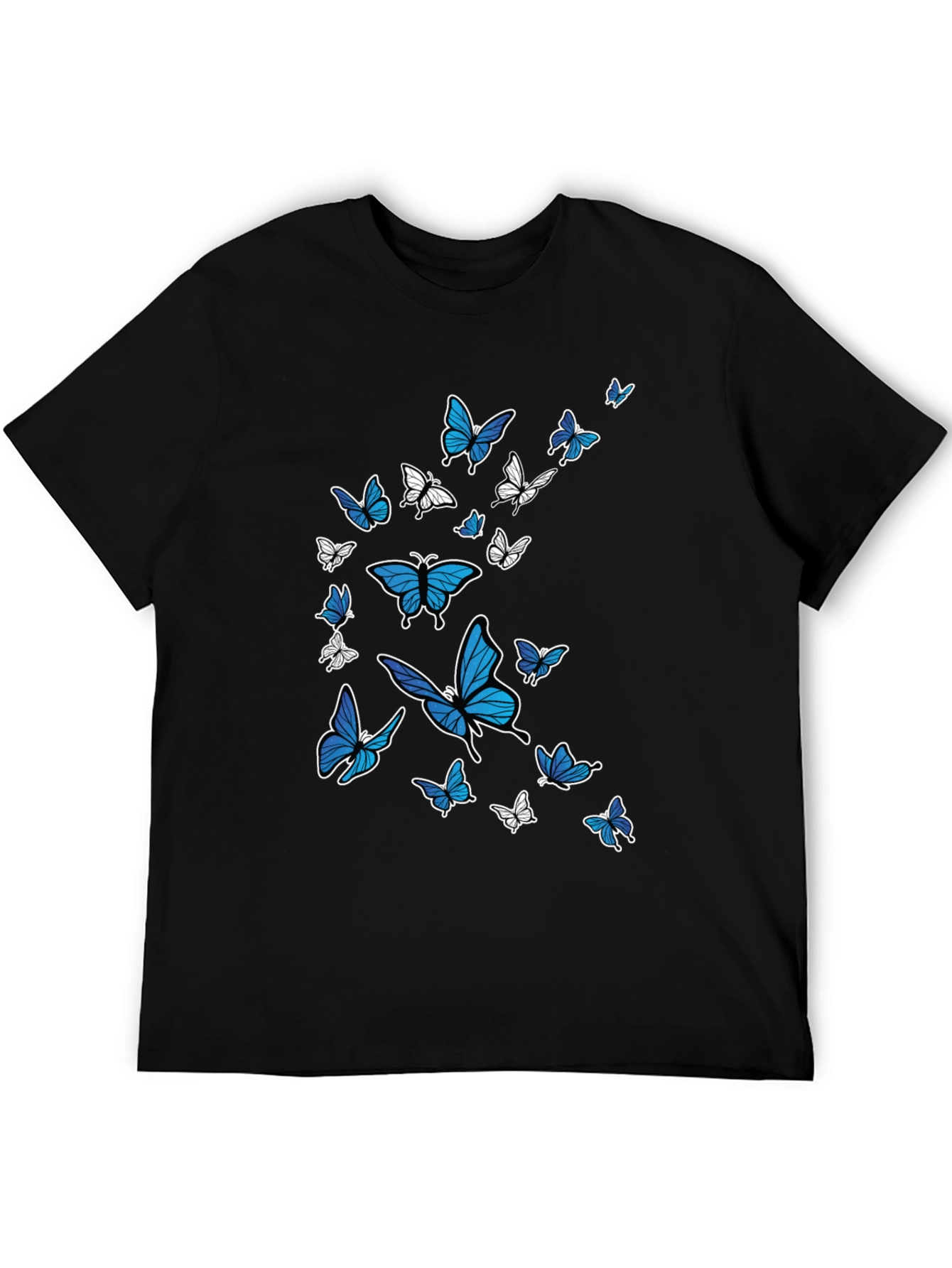 Butterfly Graphic Black T-Shirt