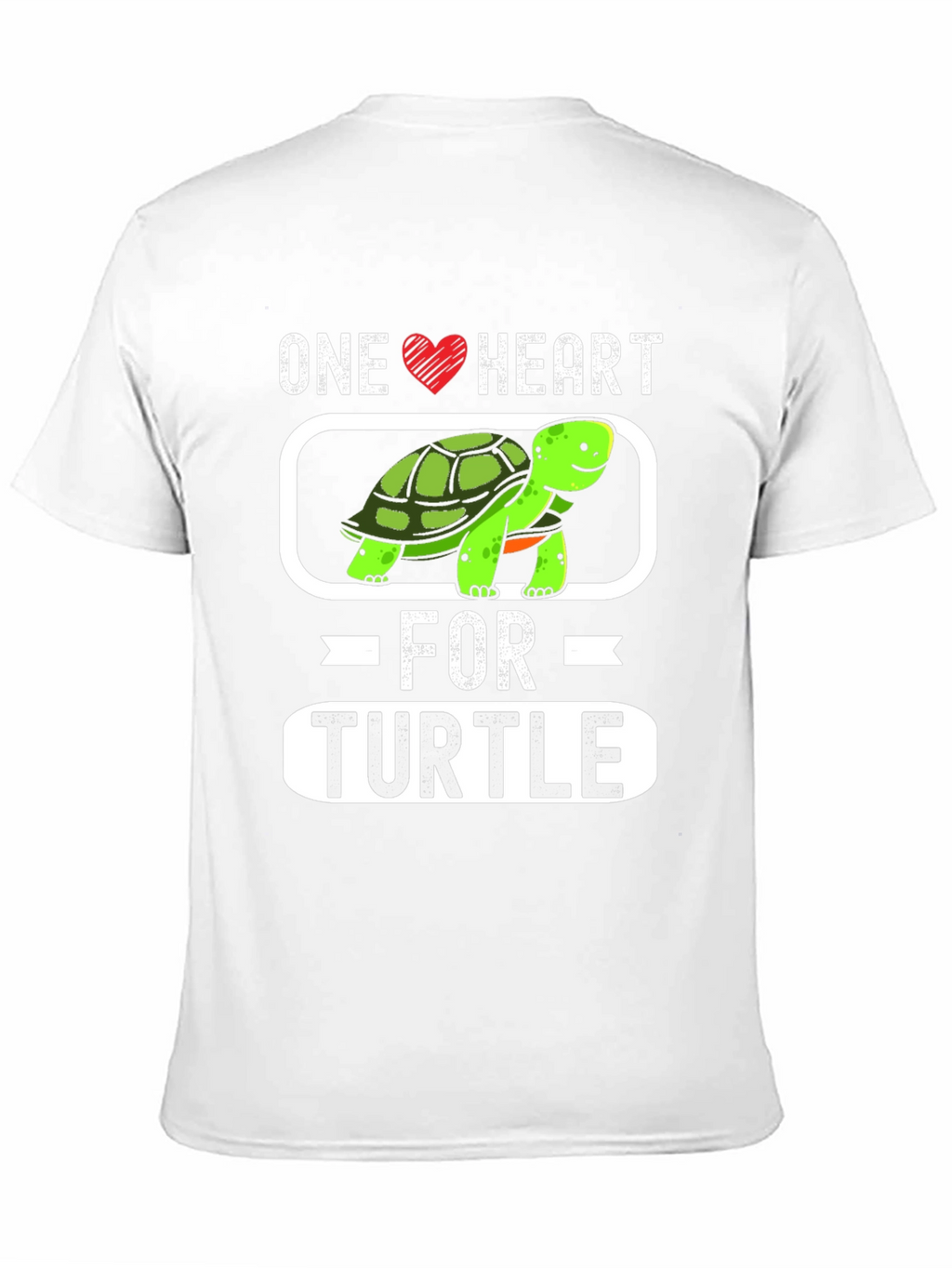One Heart for Turtle Graphic T-Shirt