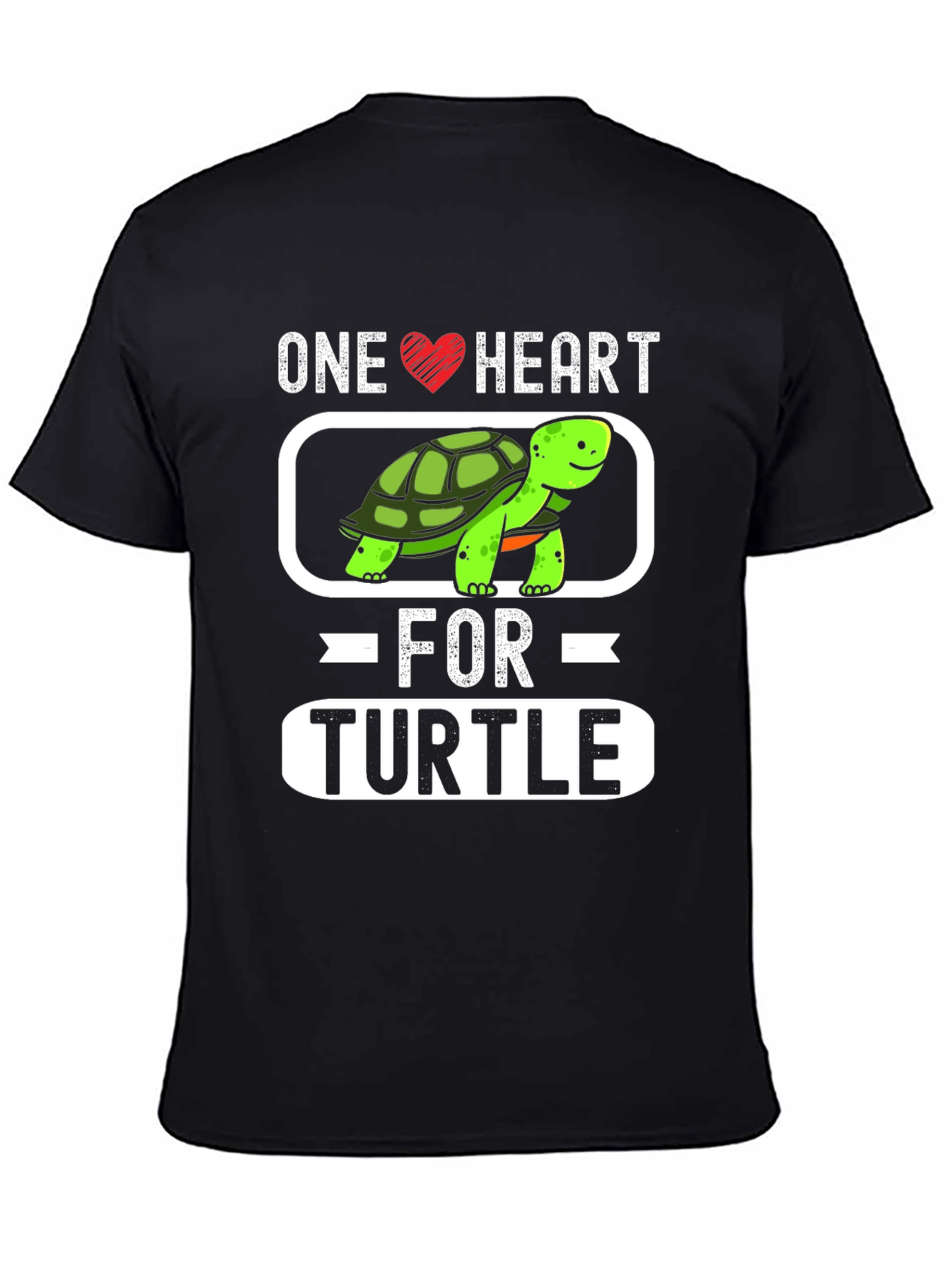 One Heart for Turtle Graphic T-Shirt