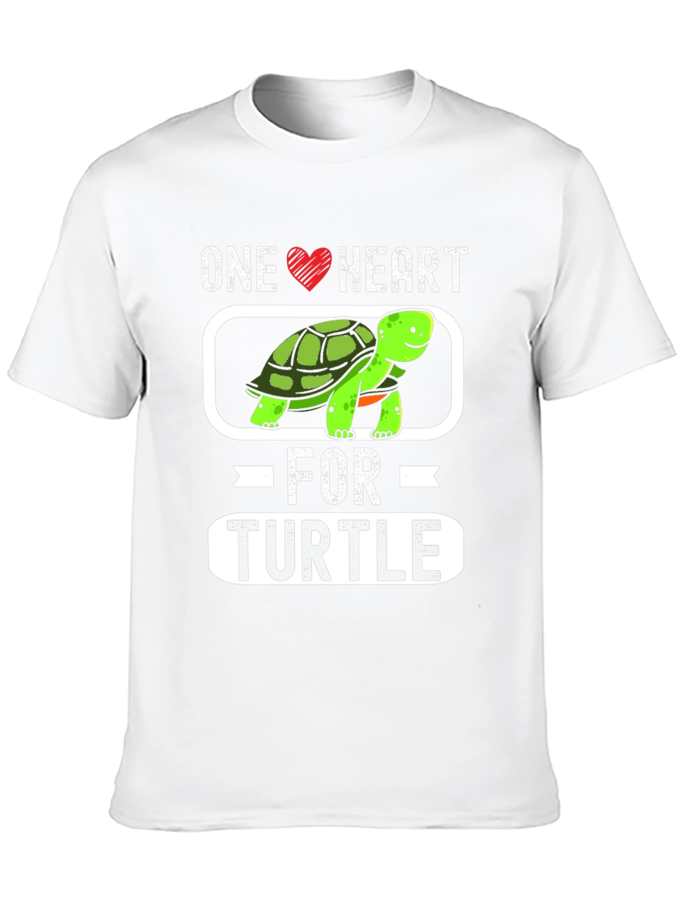 One Heart for Turtle Graphic T-Shirt