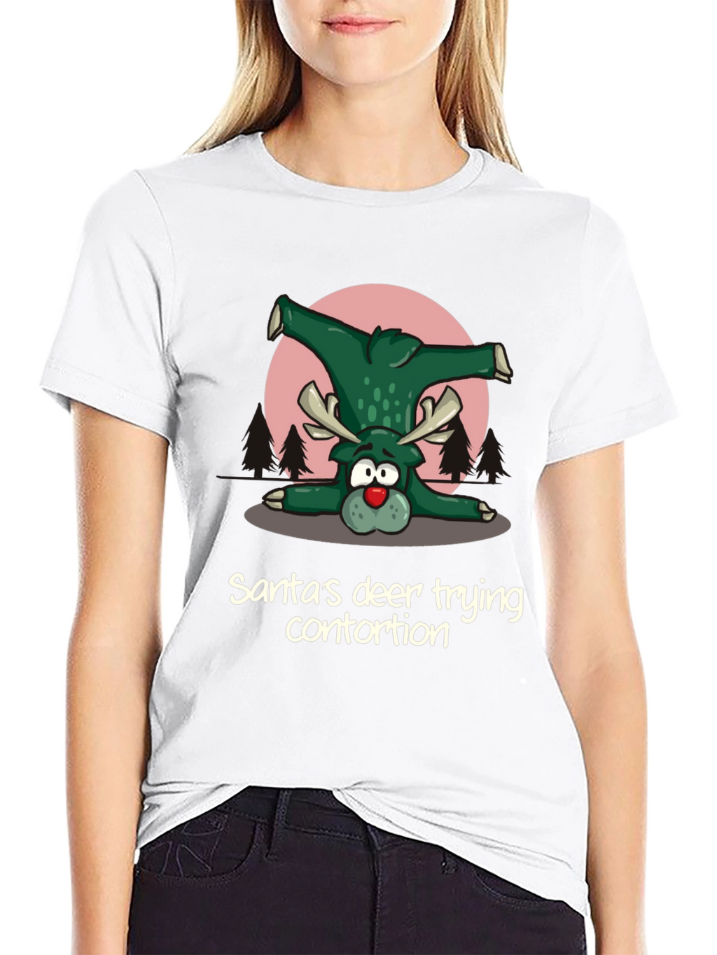 Funny Christmas Deer T-Shirt