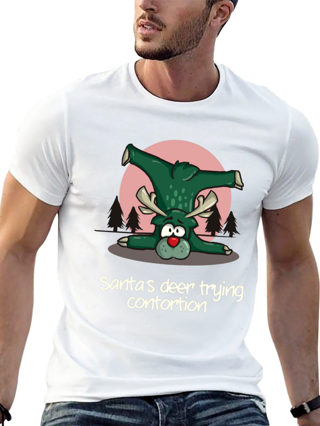 Funny Christmas Deer T-Shirt