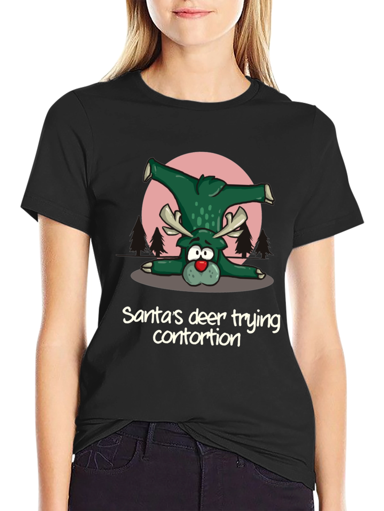 Funny Christmas Deer T-Shirt