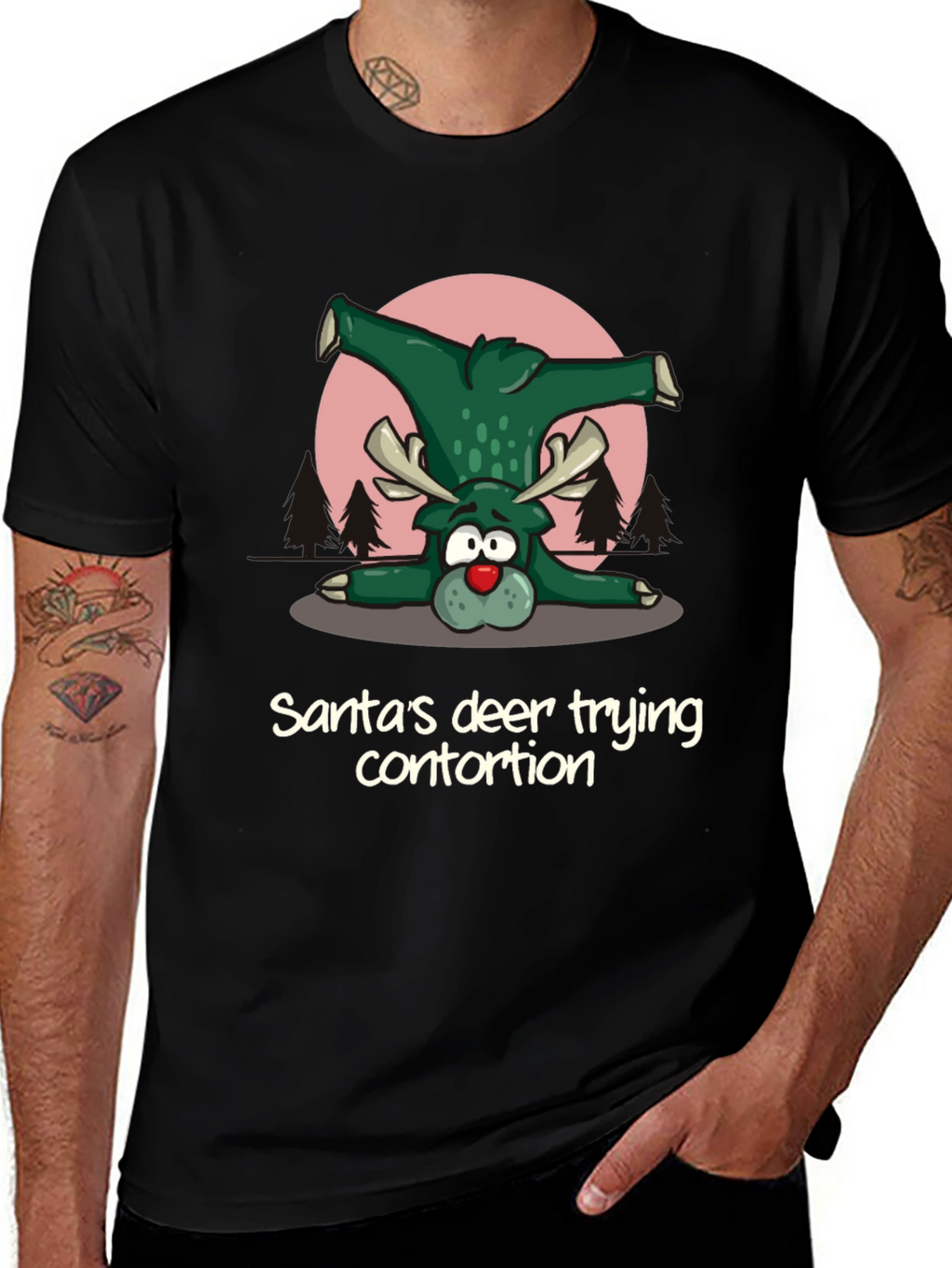 Funny Christmas Deer T-Shirt