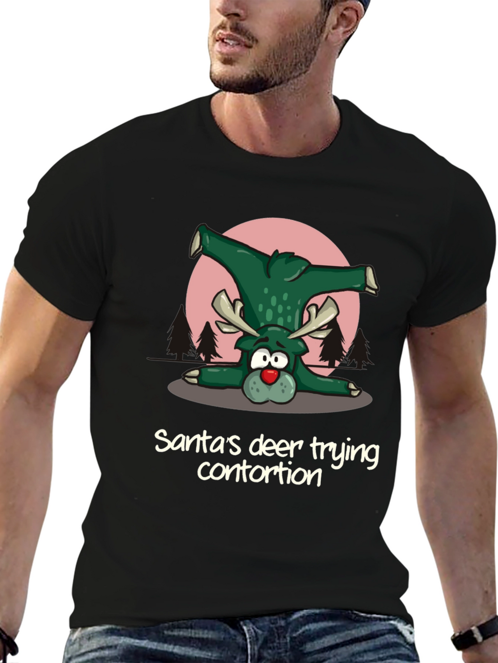 Funny Christmas Deer T-Shirt