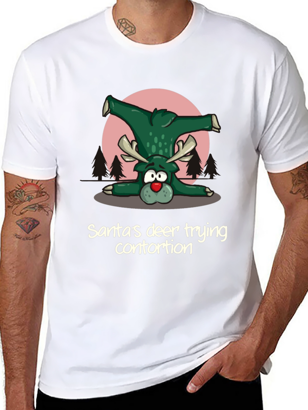 Funny Christmas Deer T-Shirt
