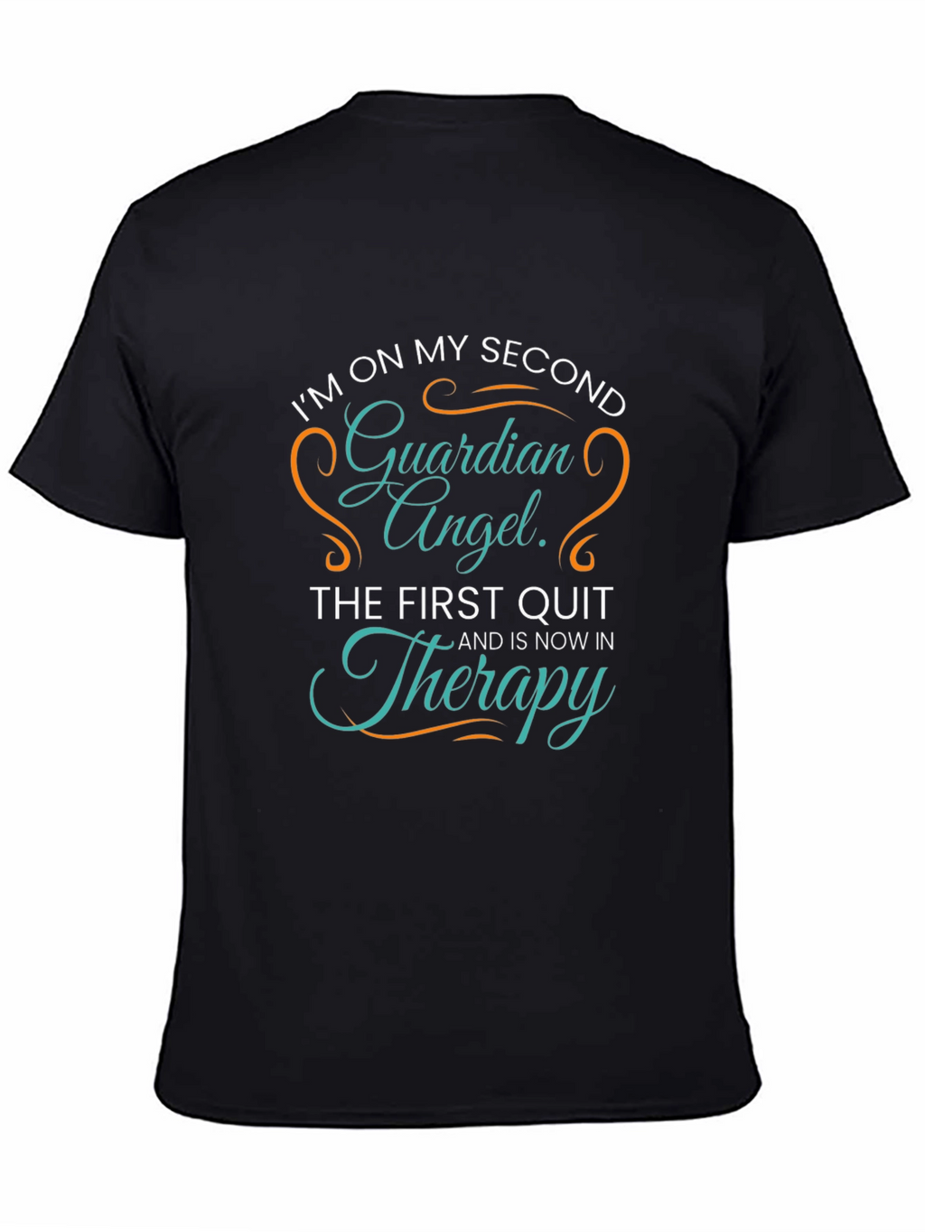 Funny Guardian Angel T-Shirt Sarcastic Humor Tee